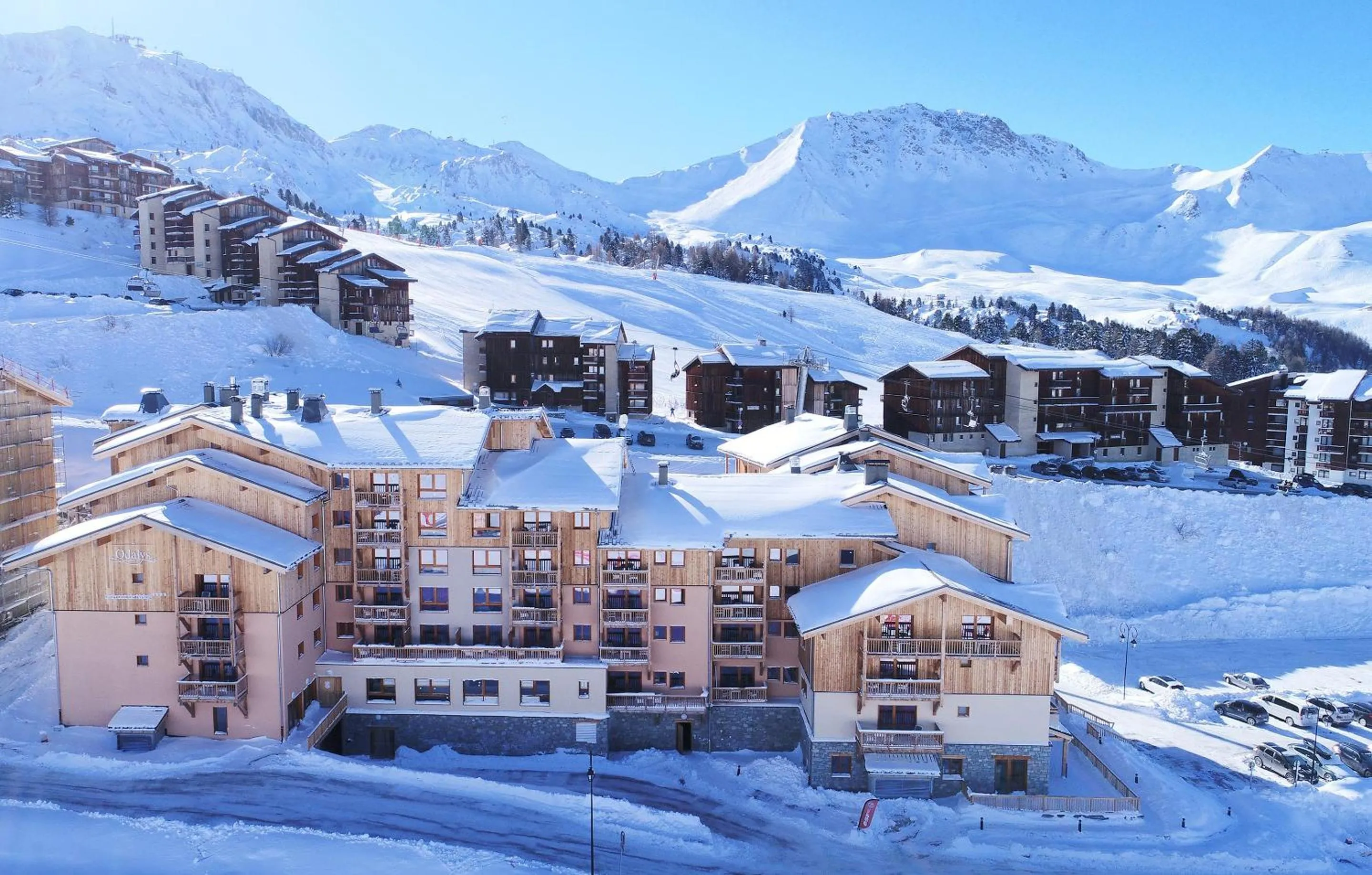 Bird's eye view in Résidence Odalys Front de Neige