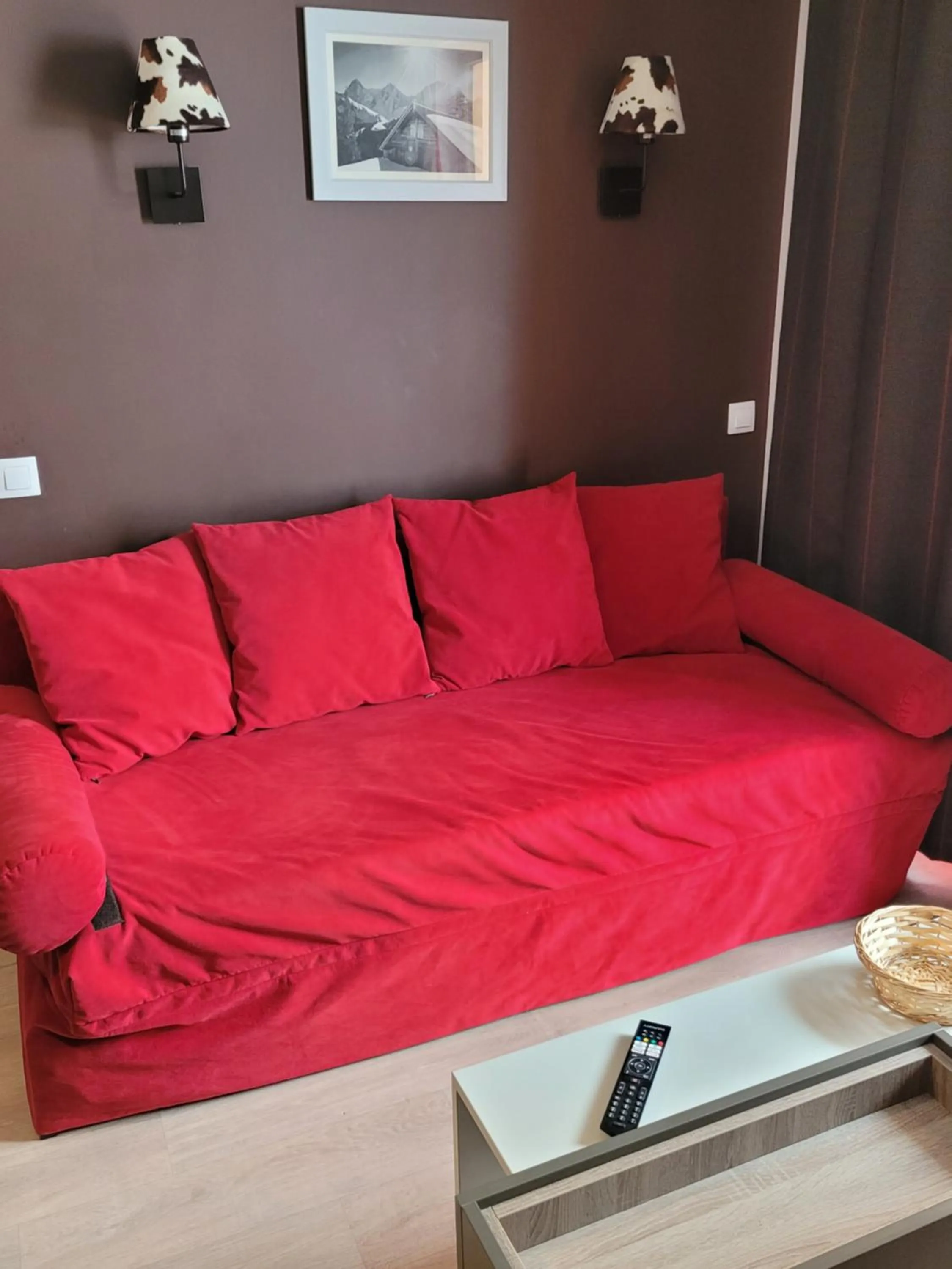 Living room in Résidence Odalys Front de Neige