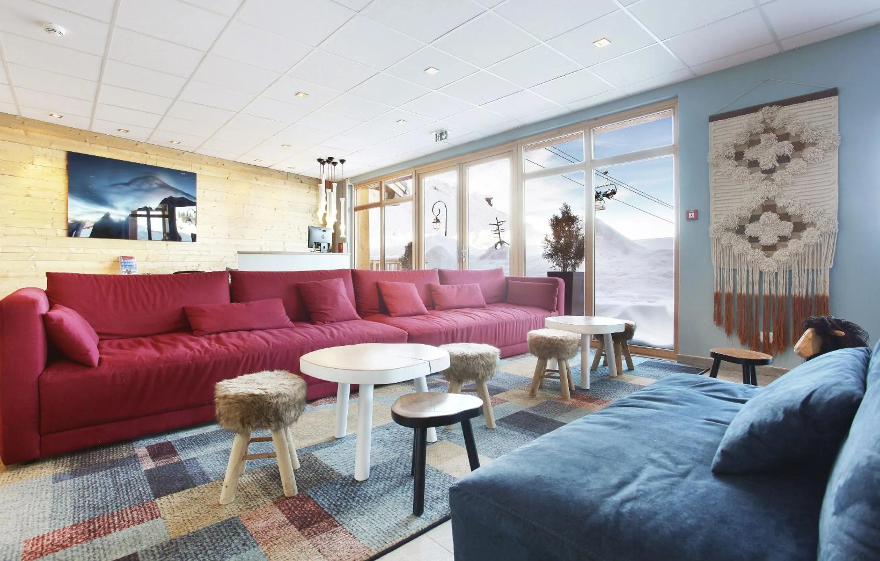 Lobby or reception in Résidence Odalys Front de Neige