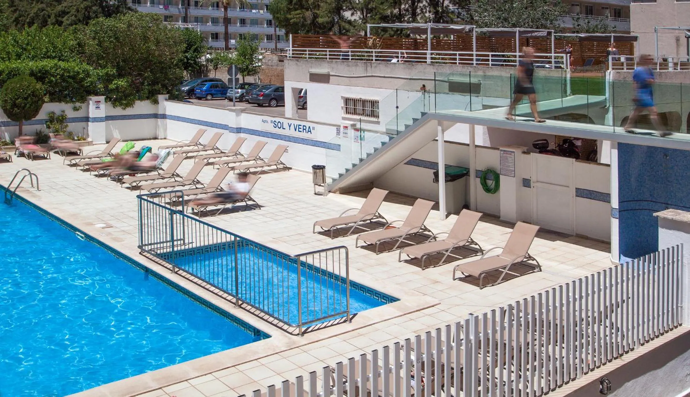 Swimming pool in Apartamentos Sol y Vera