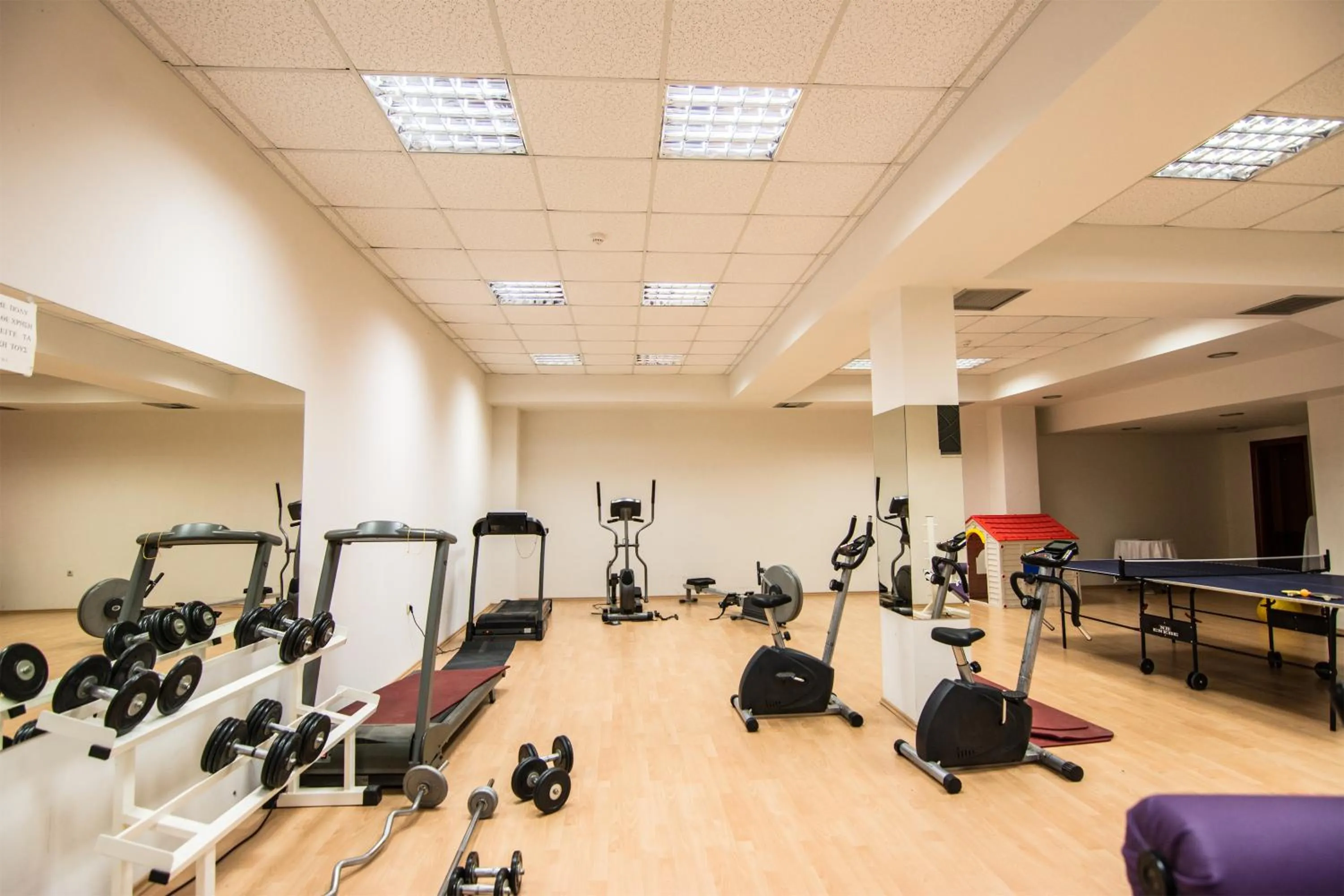 Fitness centre/facilities in Nefeli Hotel