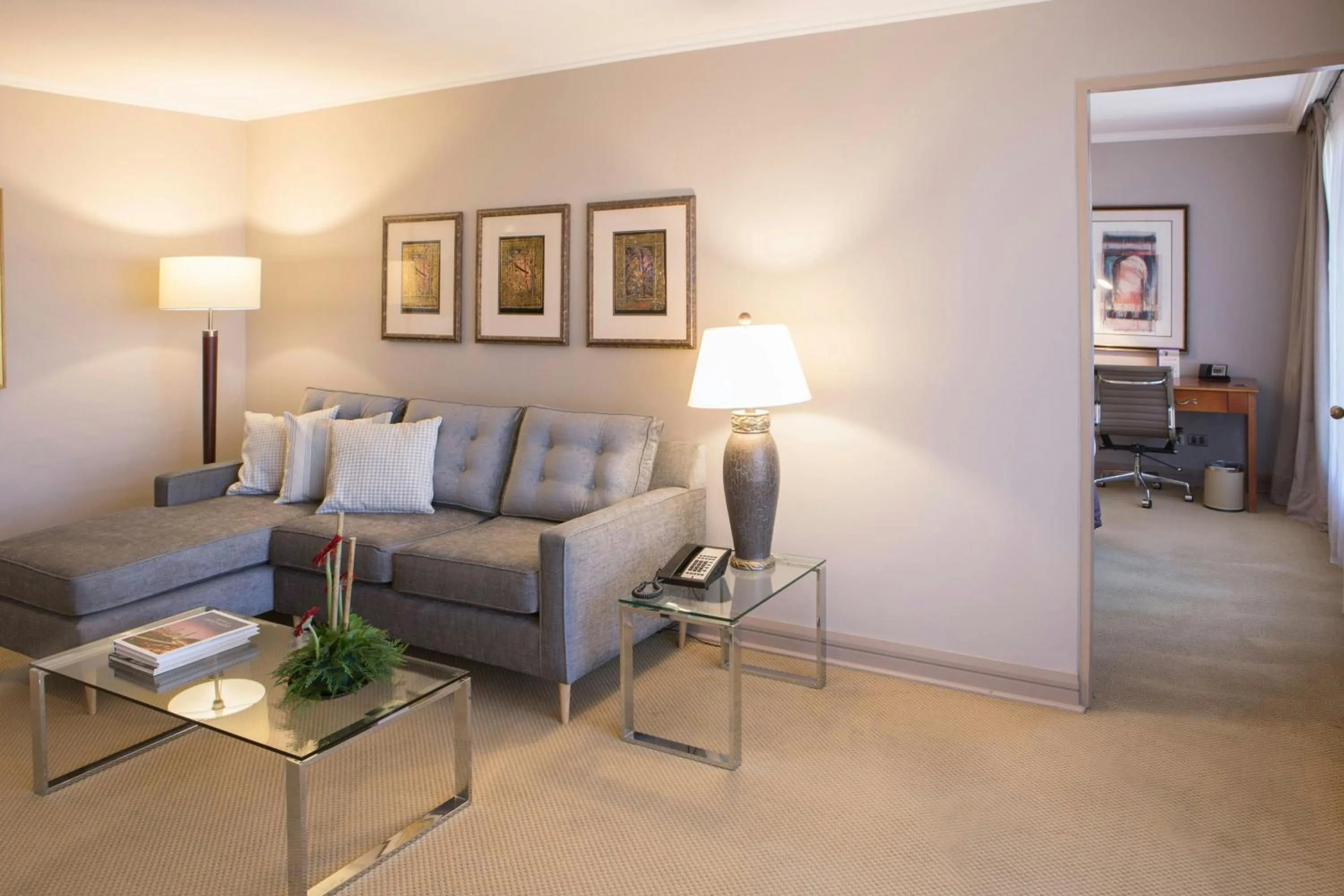 Living room in Hotel Plaza Santiago