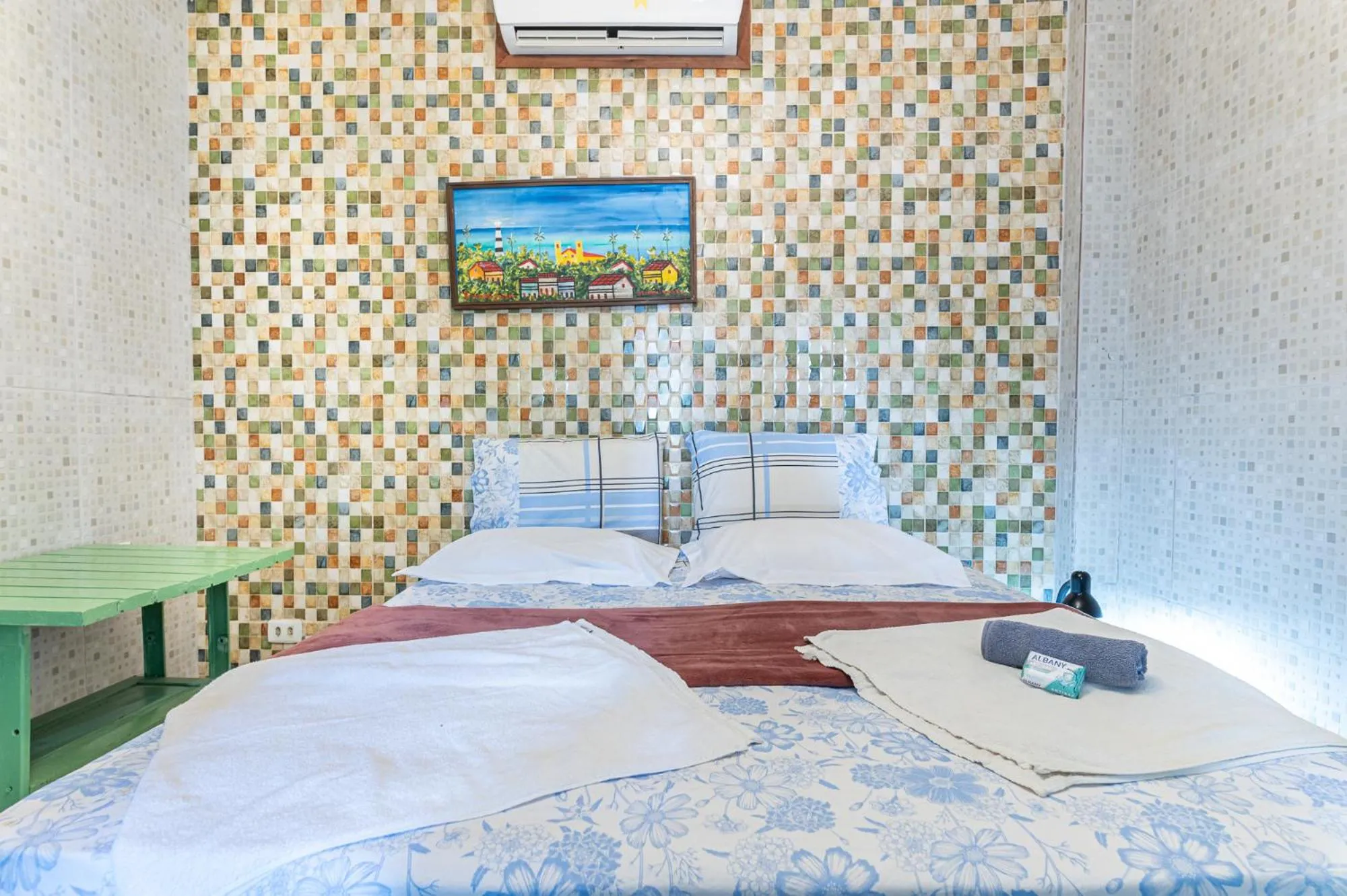 Bed in Pousada Flor de Olinda