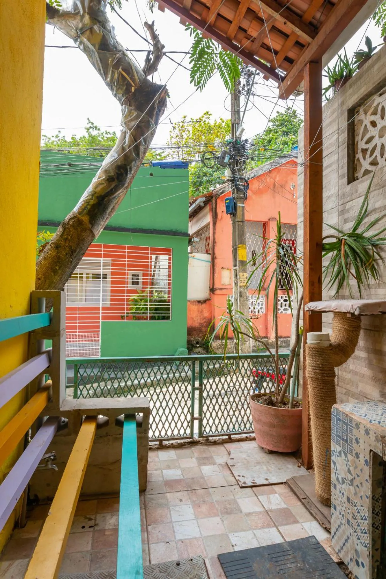 Balcony/Terrace in Pousada Flor de Olinda