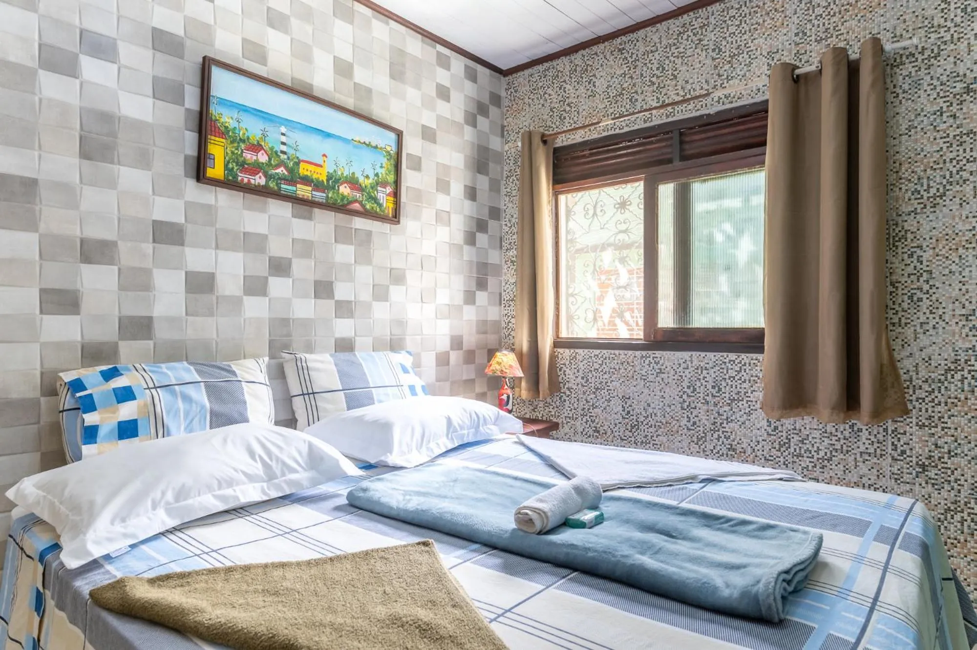 Bedroom, Bed in Pousada Flor de Olinda