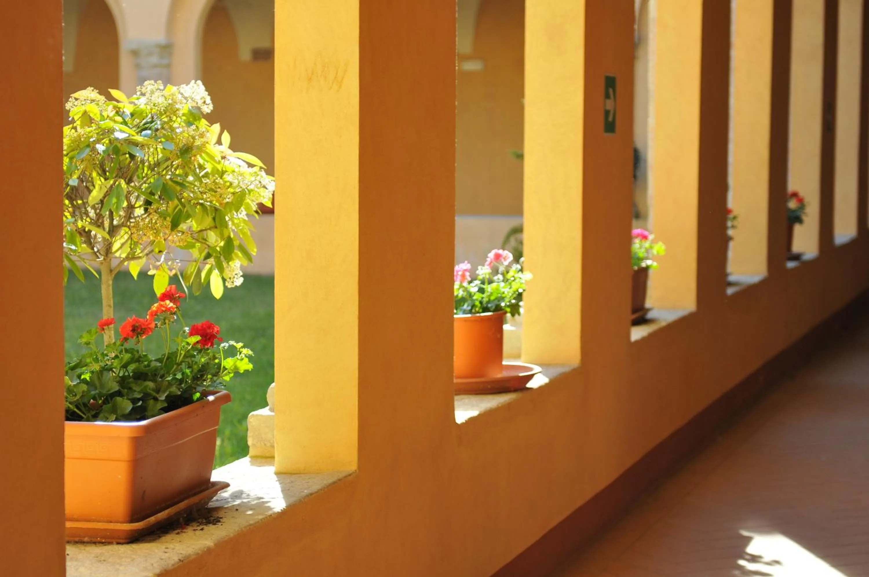 Balcony/Terrace in Chiostro Delle Monache Hostel Volterra