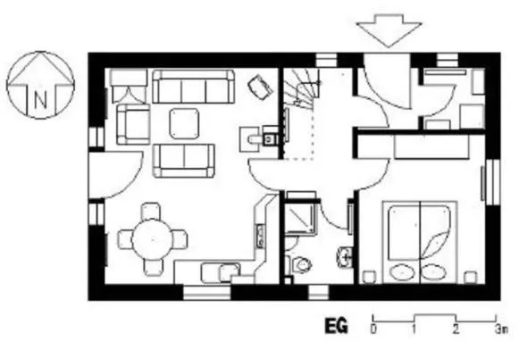 Floor plan in Ferienhaus Nordseejuwel