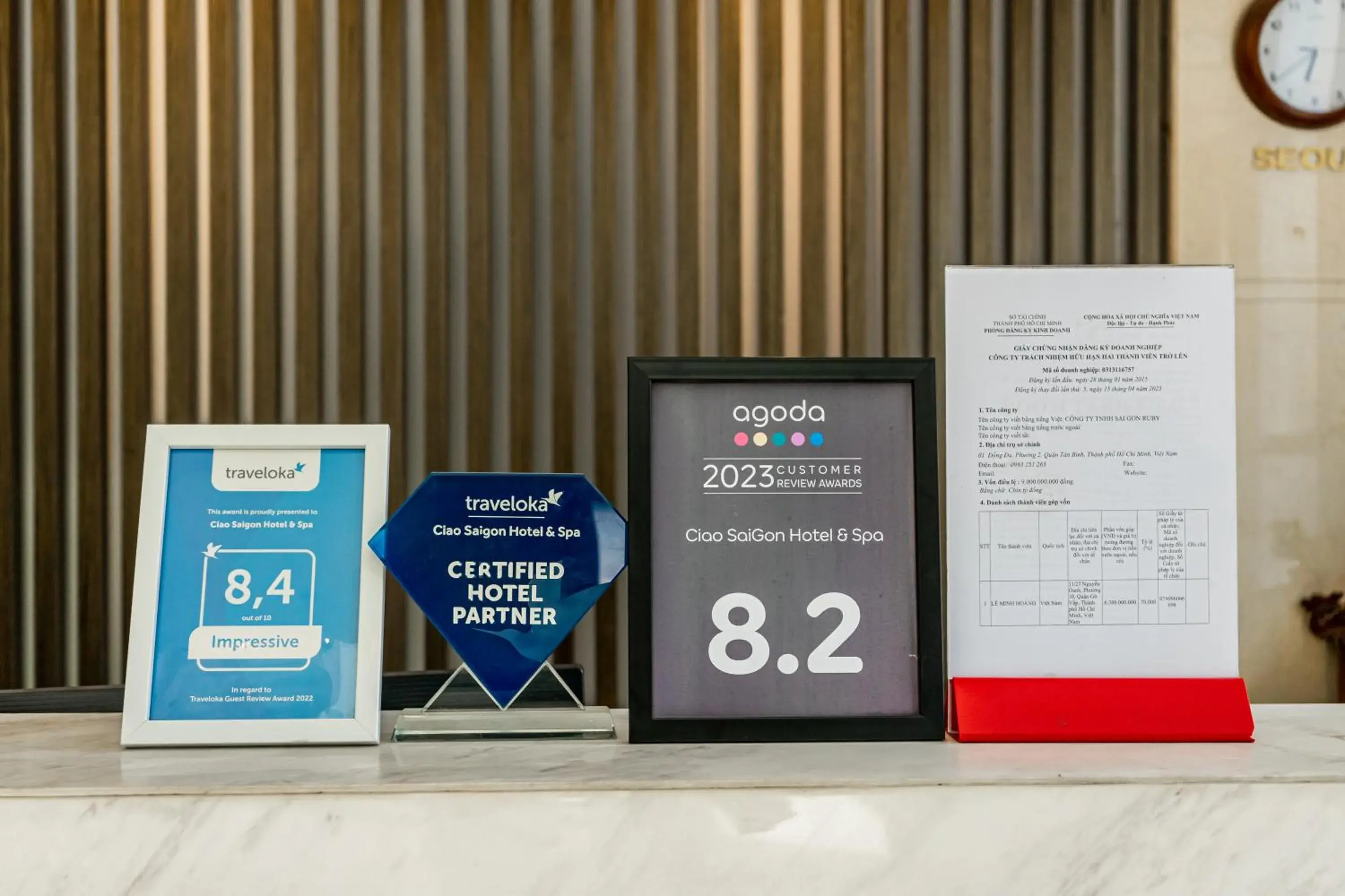 Lobby or reception in Ciao SaiGon Hotel & Spa Lobby or reception in Ciao SaiGon Hotel & Spa