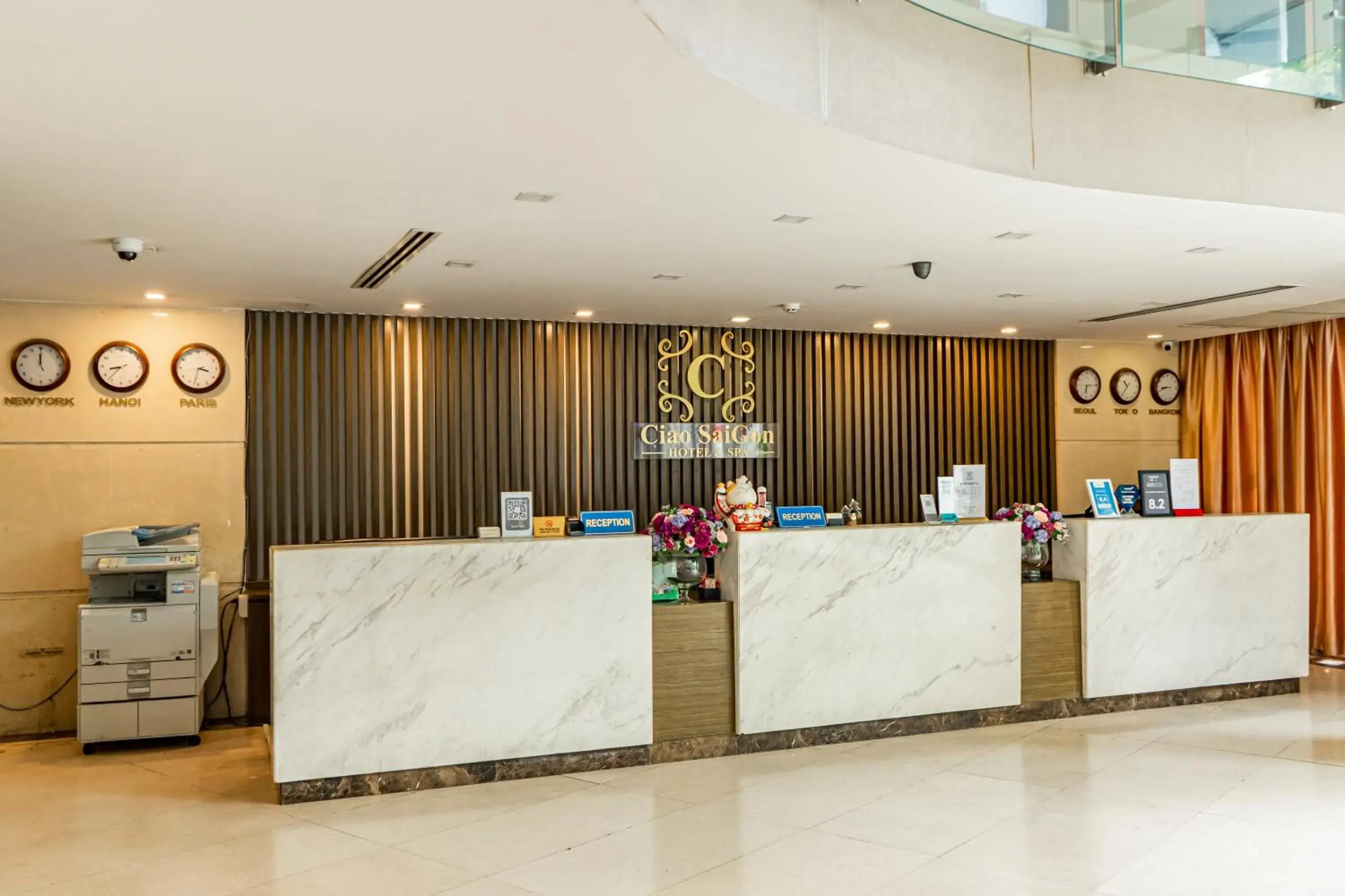 Lobby or reception in Ciao SaiGon Hotel & Spa Lobby or reception in Ciao SaiGon Hotel & Spa