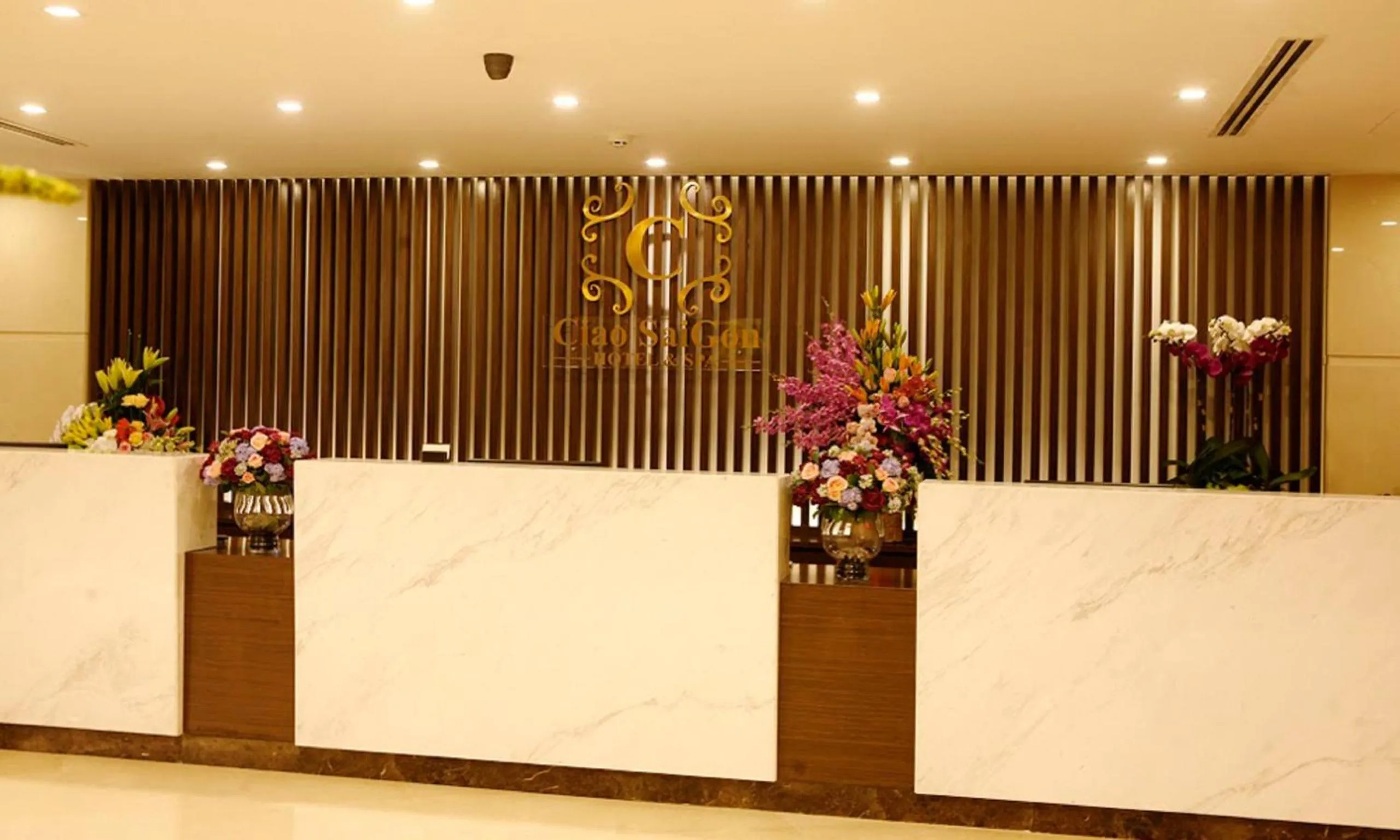 Lobby or reception in Ciao SaiGon Hotel & Spa