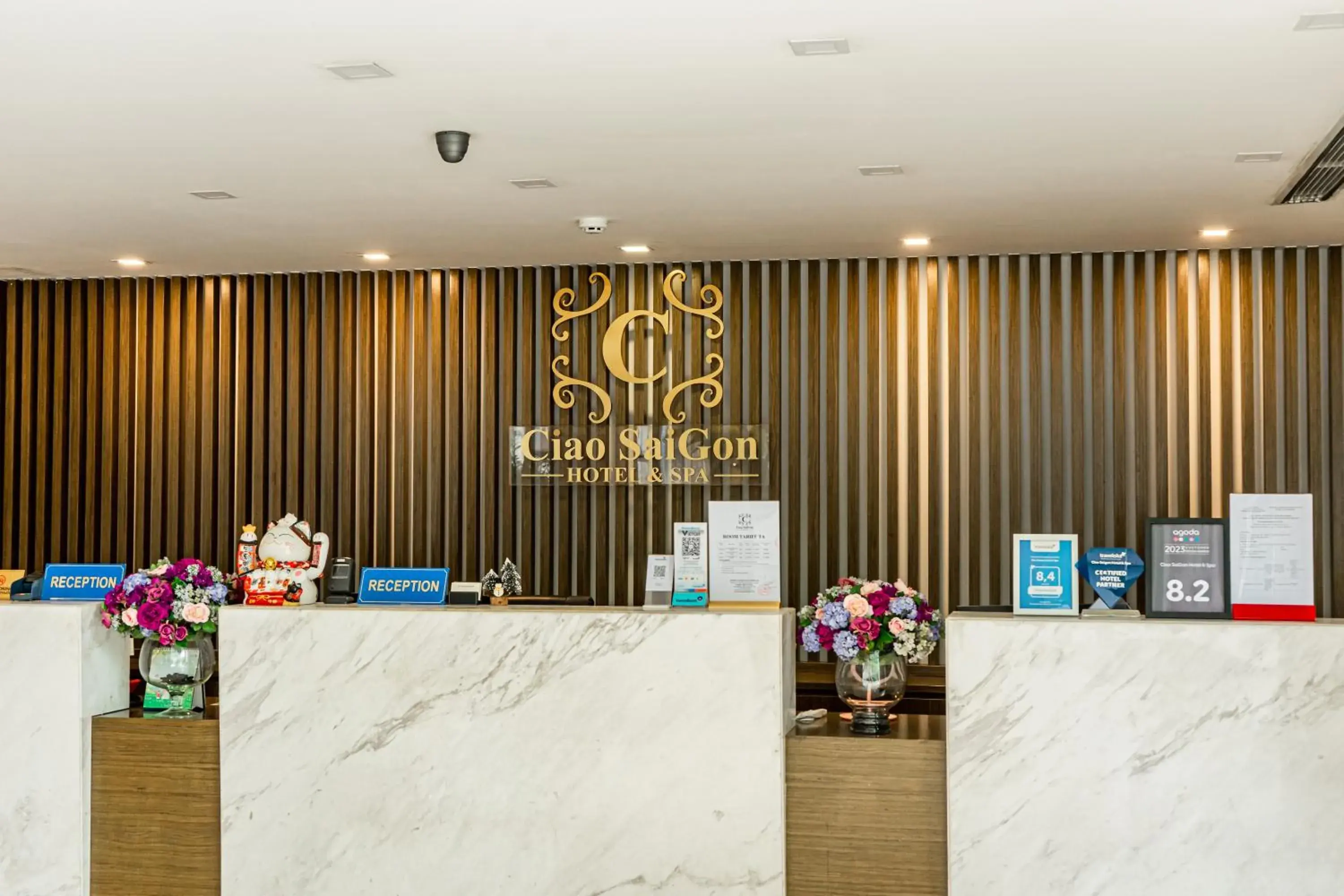 Lobby or reception in Ciao SaiGon Hotel & Spa Lobby or reception in Ciao SaiGon Hotel & Spa