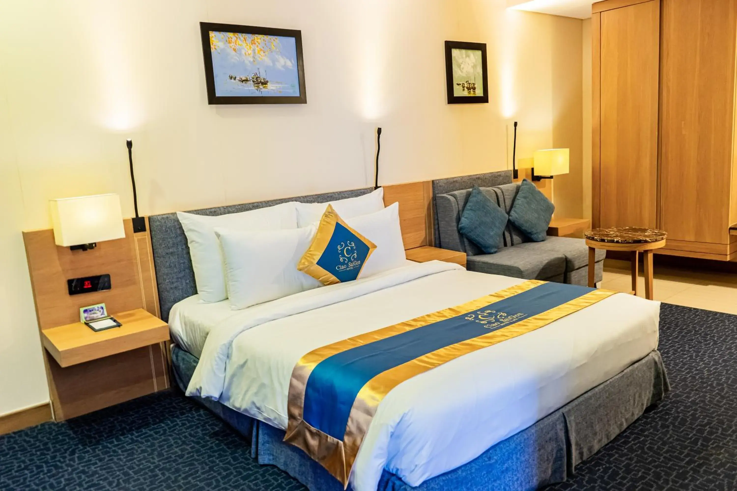 Bed in Ciao SaiGon Hotel & Spa Bed in Ciao SaiGon Hotel & Spa