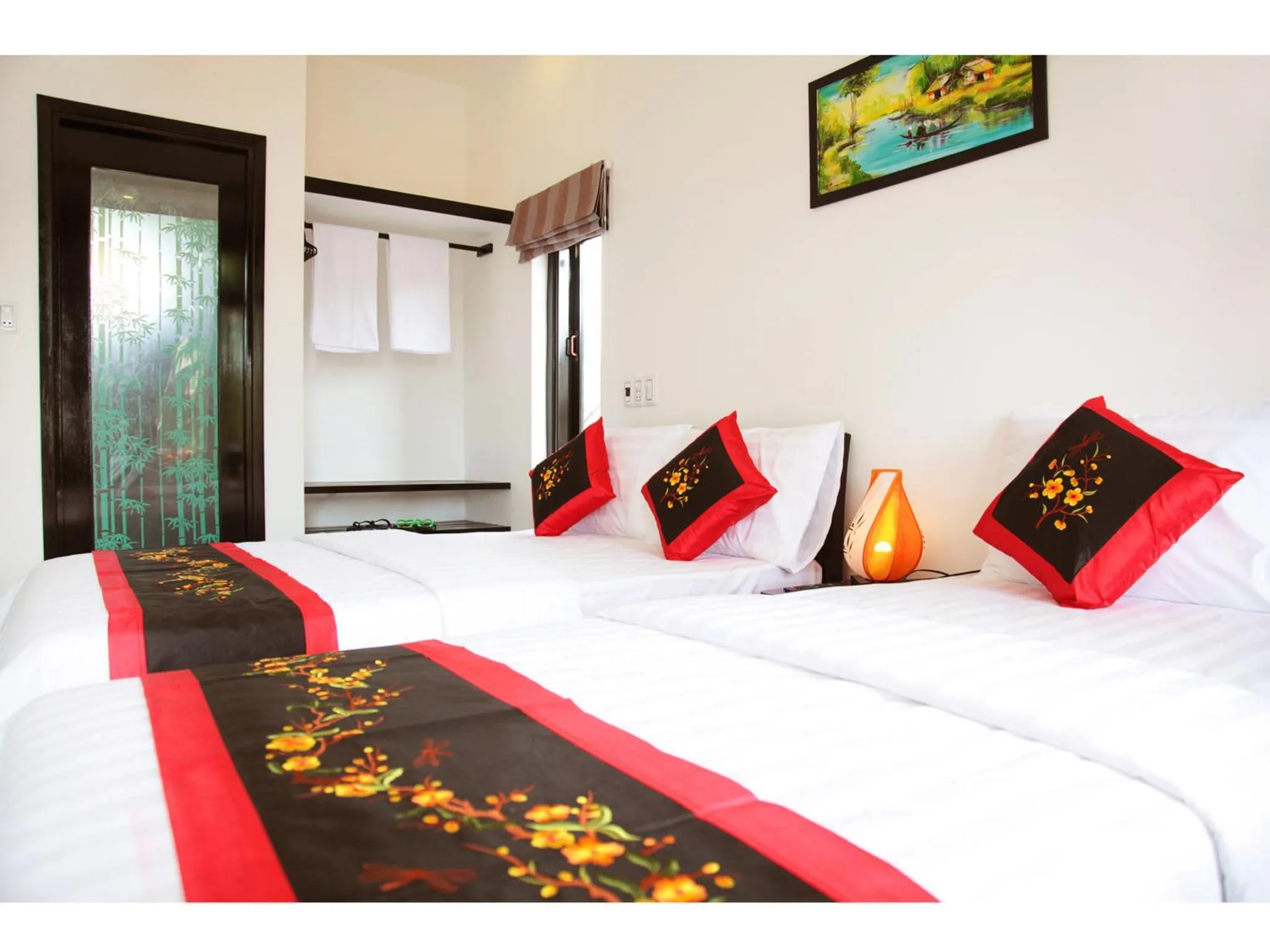 Decorative detail, Bed in Sunny Garden Homestay