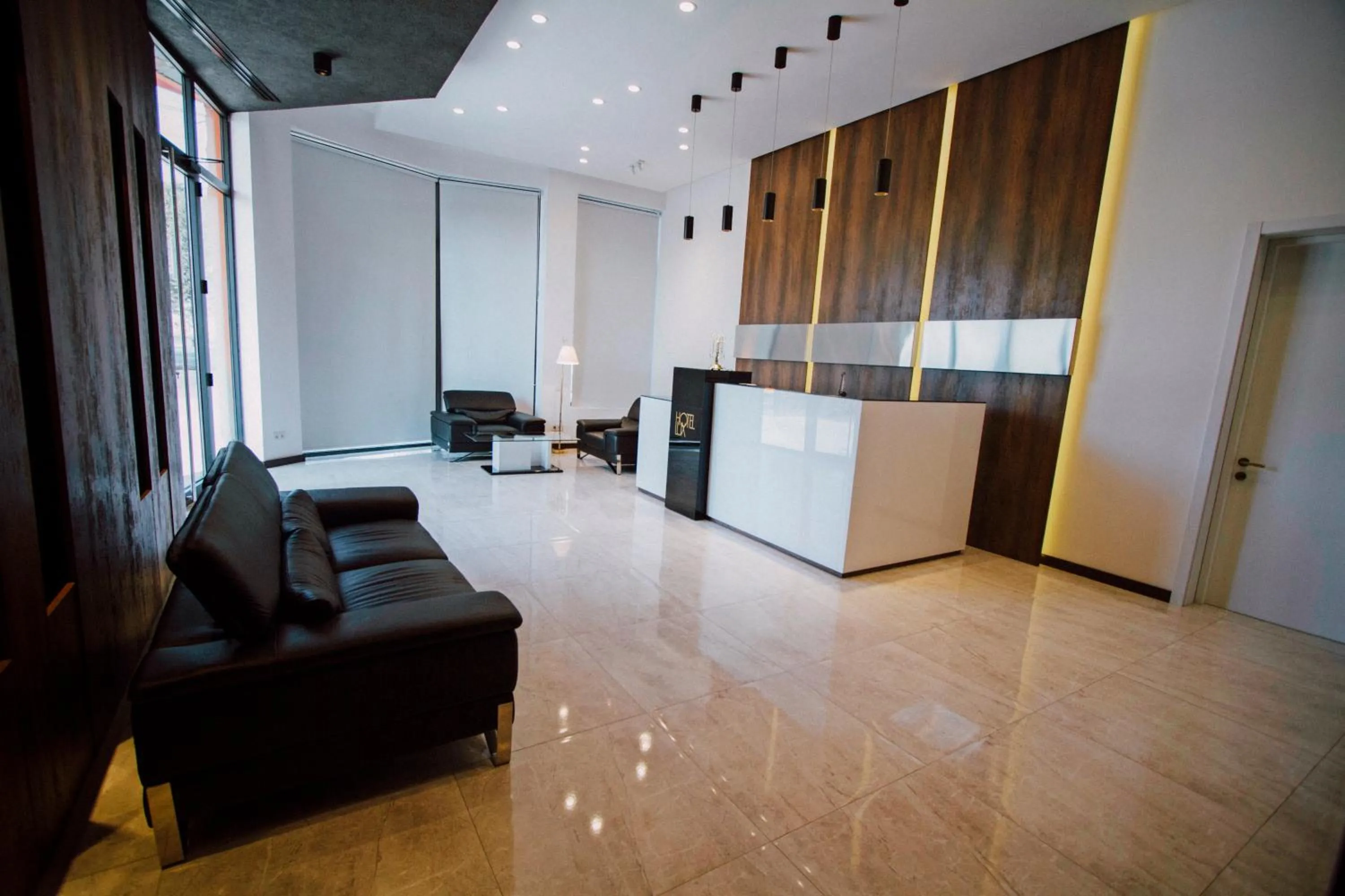 Lobby or reception in Hotel Lux