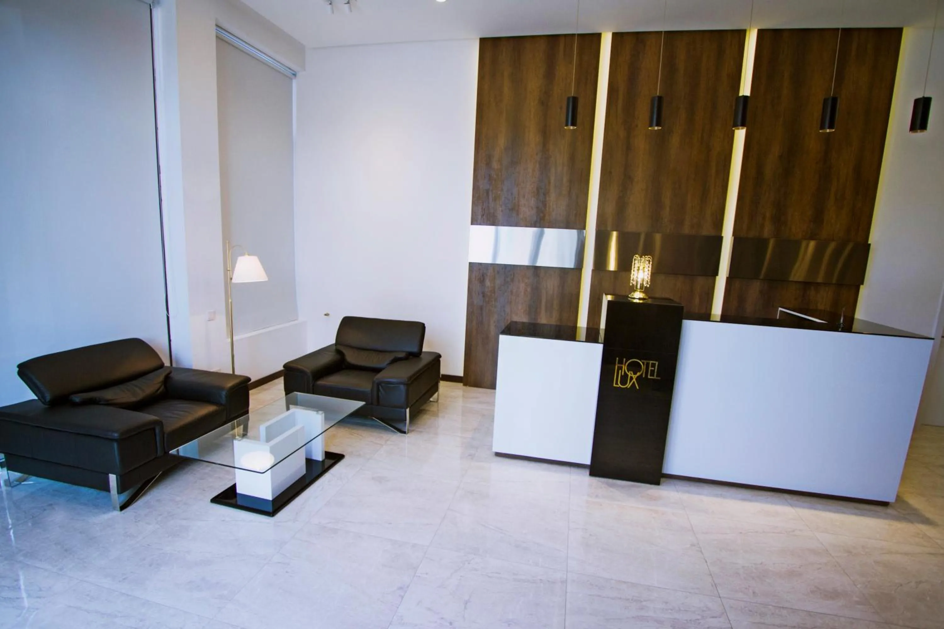 Lobby or reception in Hotel Lux