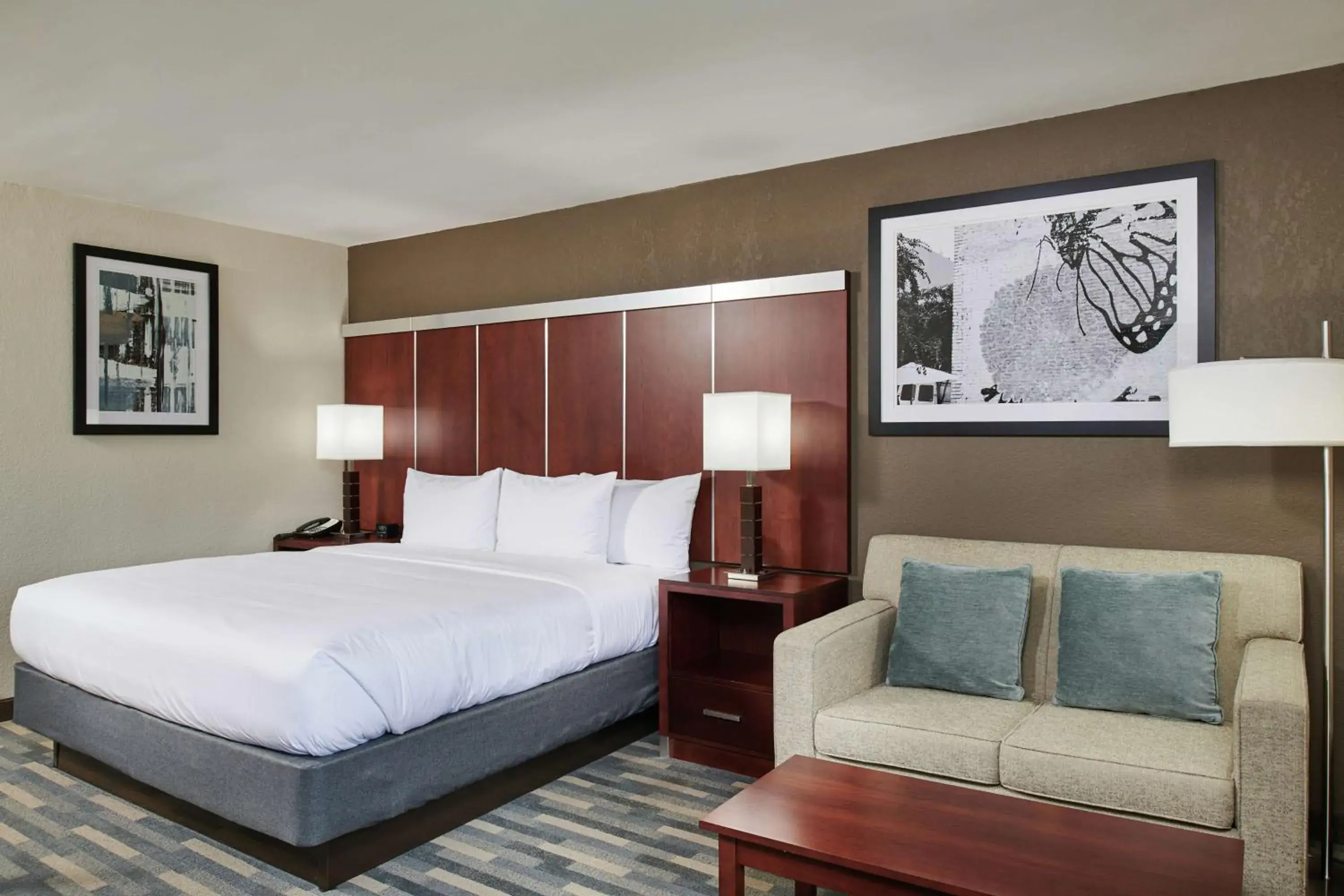 Living room, Bed in Doubletree By Hilton Raleigh Crabtree Valley Living room, Bed in Doubletree By Hilton Raleigh Crabtree Valley
