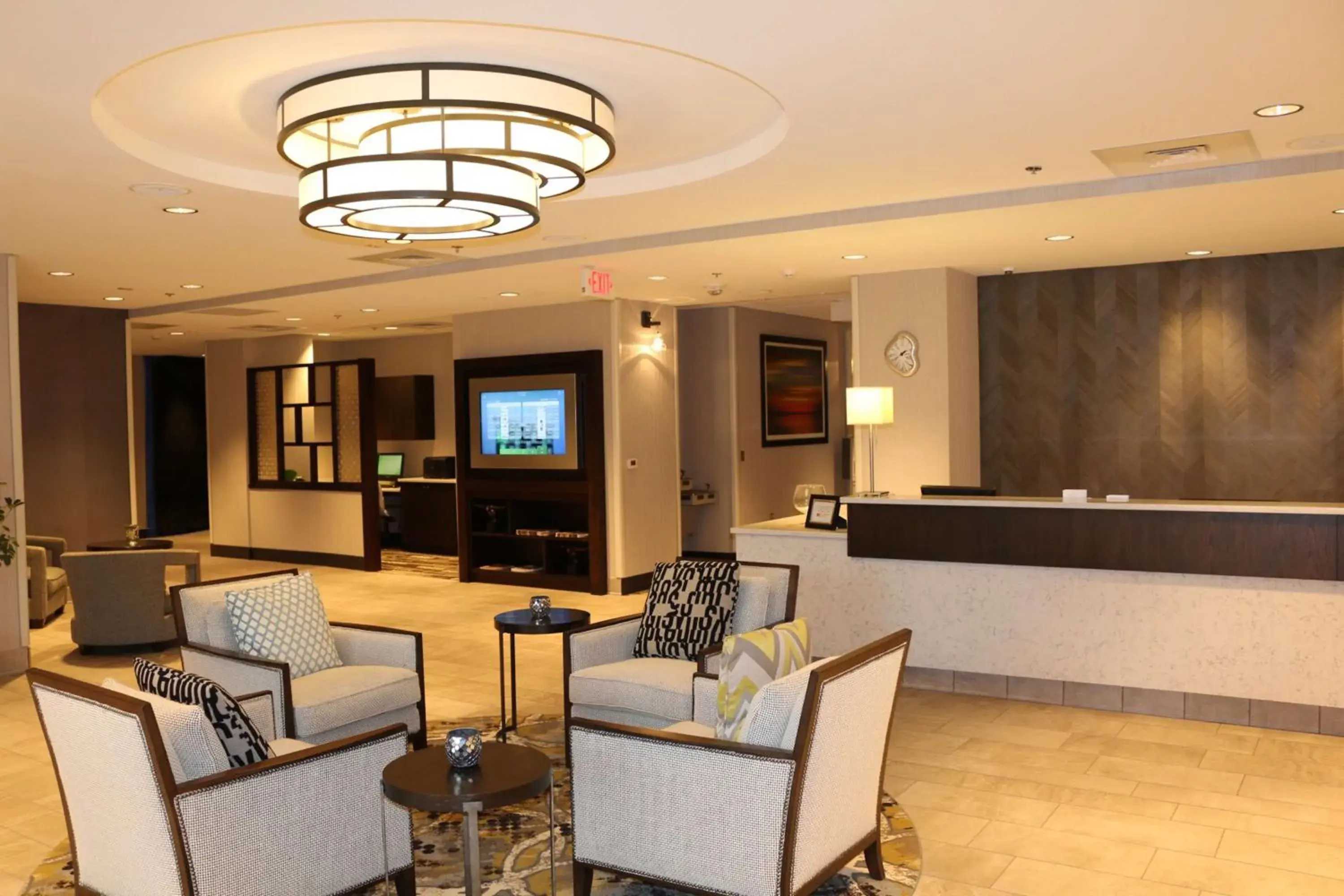 Lobby or reception in Doubletree By Hilton Raleigh Crabtree Valley Lobby or reception in Doubletree By Hilton Raleigh Crabtree Valley