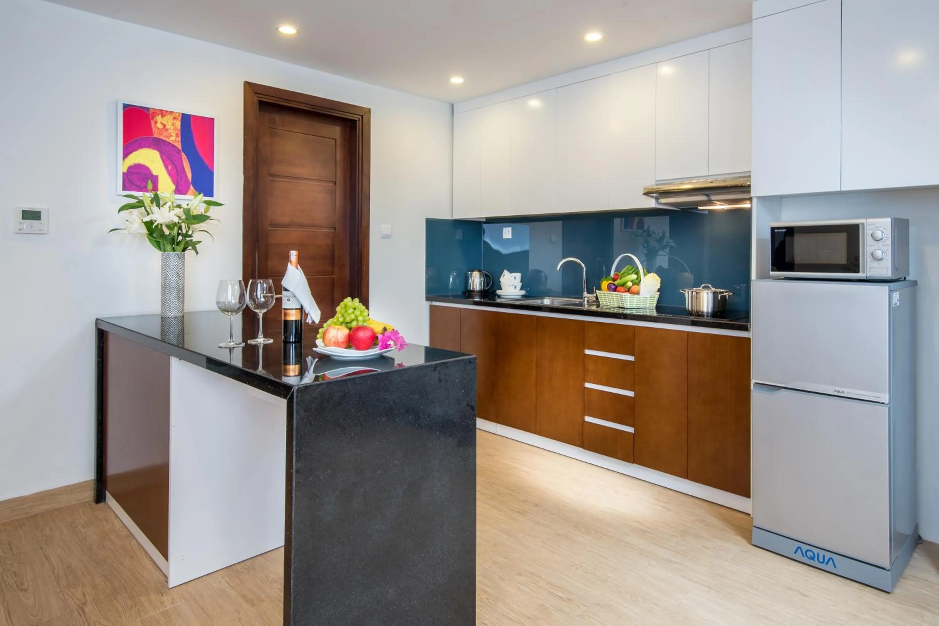 Kitchen or kitchenette in Dream Hotel and Apartment