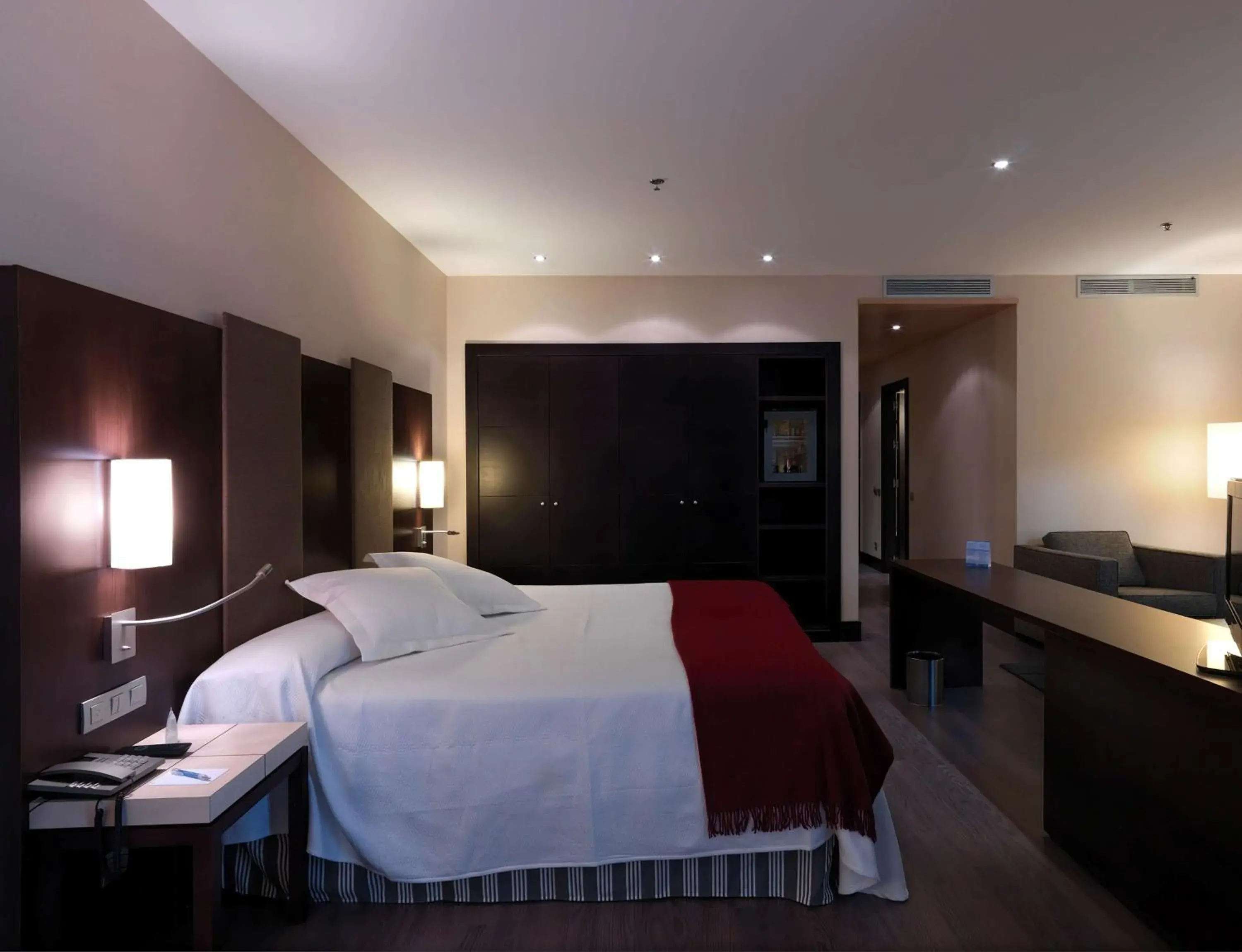 Bedroom, Bed in NH Campo de Gibraltar Bedroom, Bed in NH Campo de Gibraltar