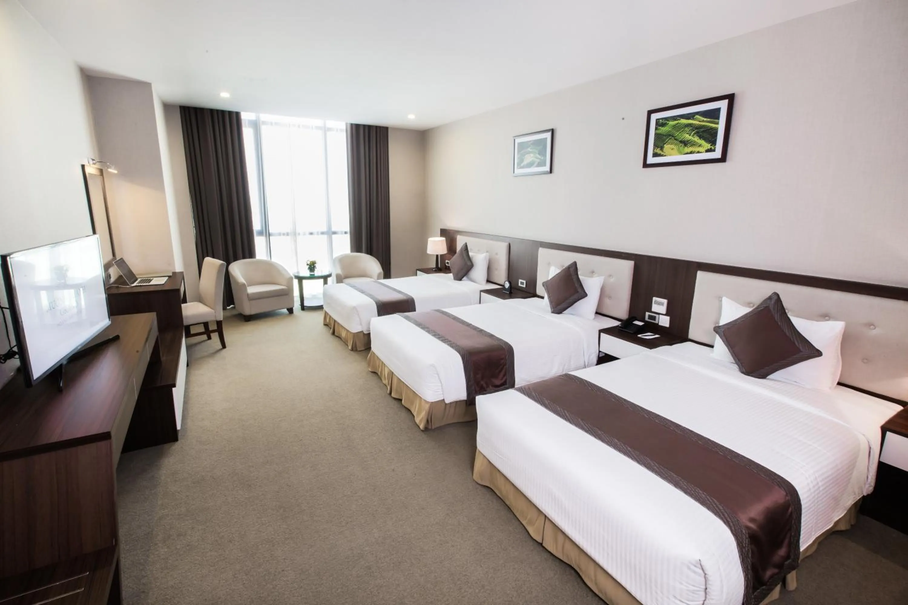 Bed in Muong Thanh Grand Hoang Mai - Nghe An