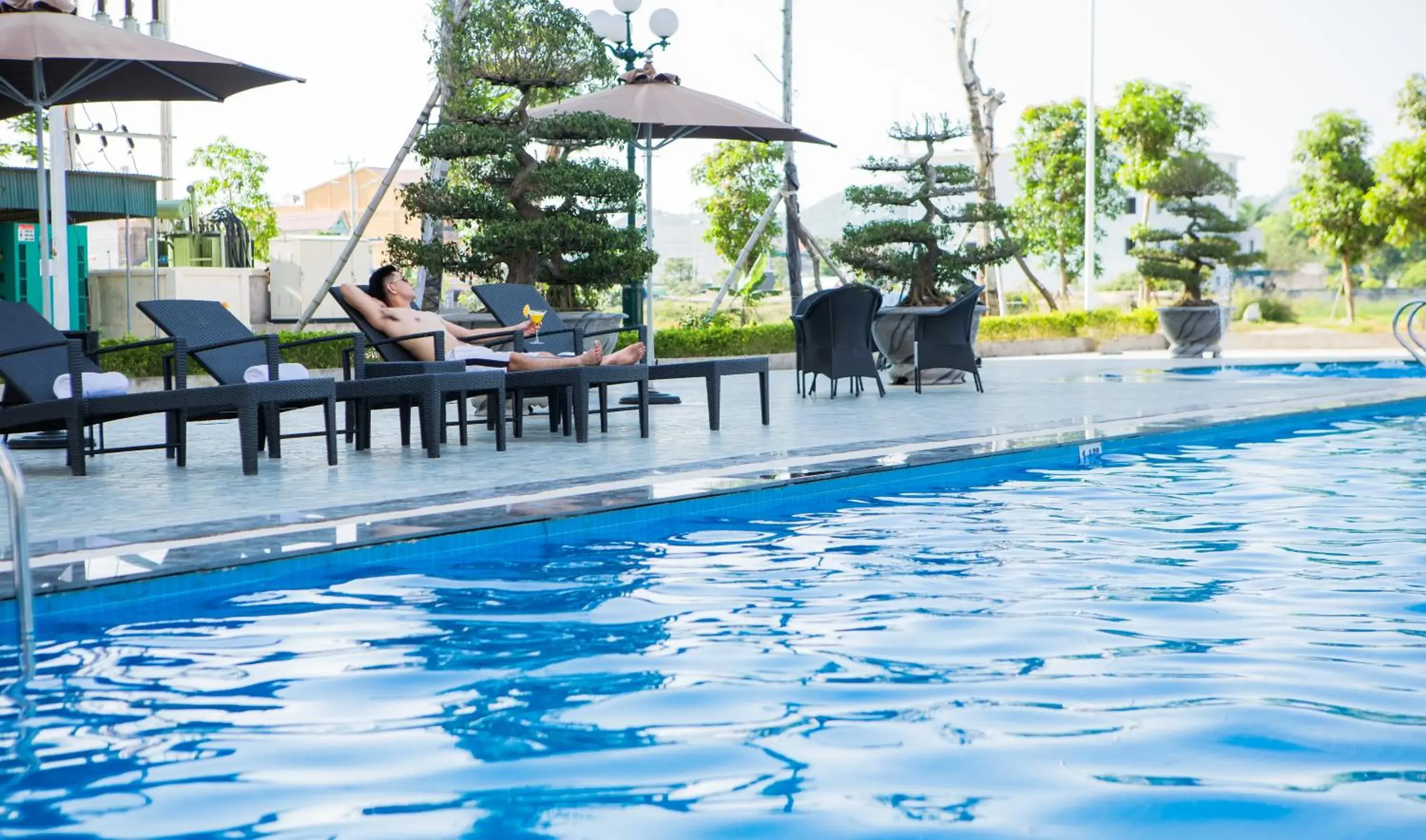 Swimming pool in Muong Thanh Grand Hoang Mai - Nghe An Swimming pool in Muong Thanh Grand Hoang Mai - Nghe An