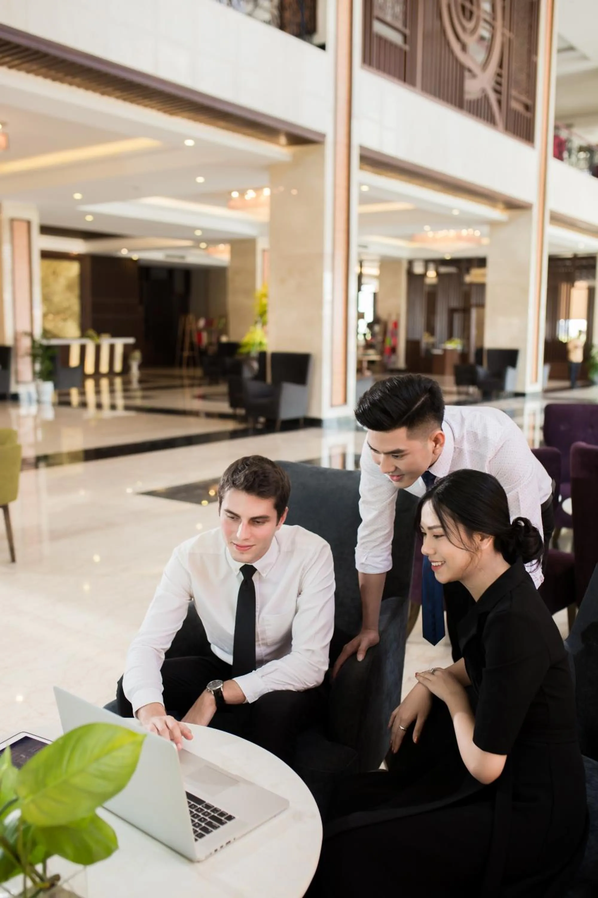 Lobby or reception in Muong Thanh Grand Hoang Mai - Nghe An