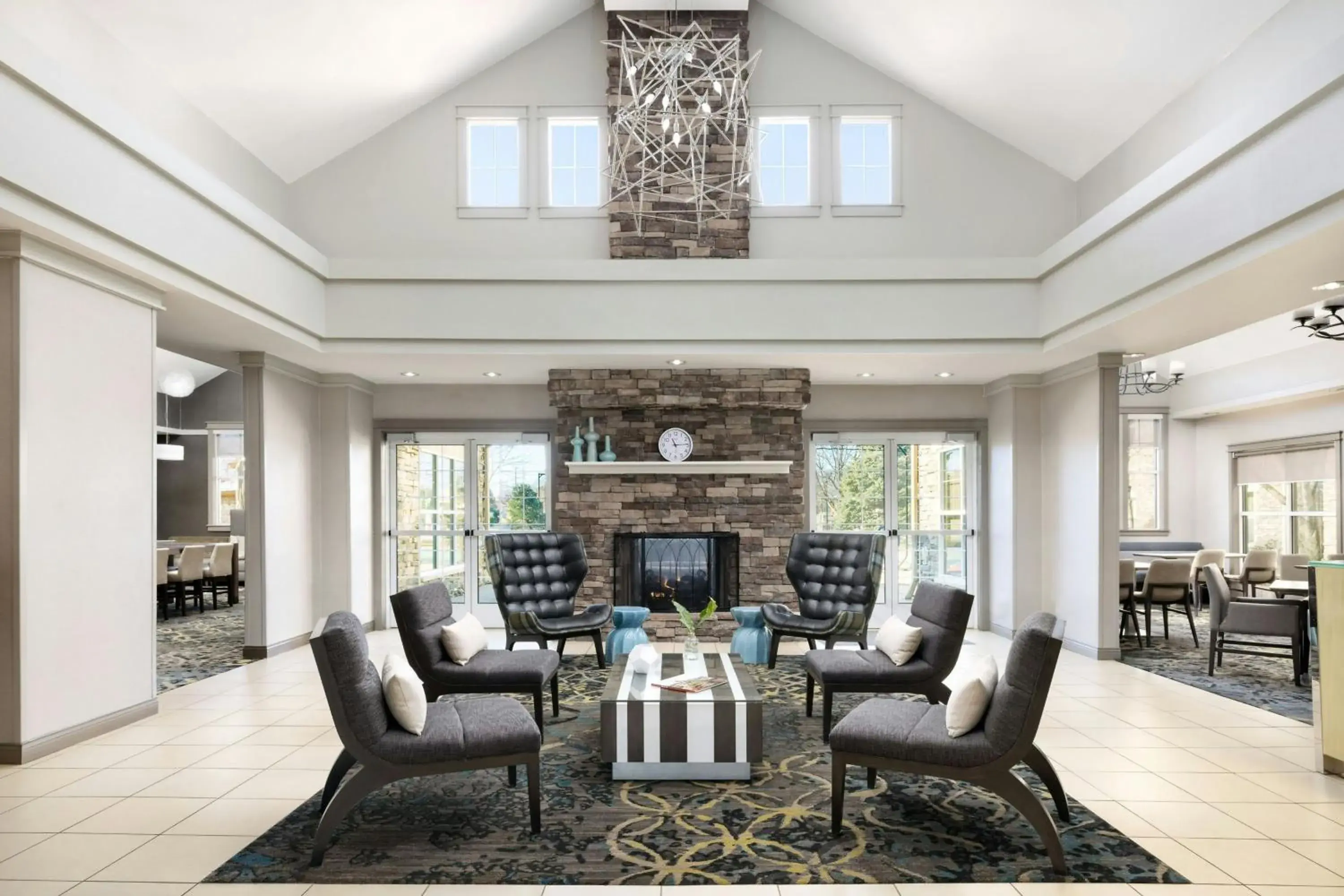 Lobby or reception in Residence Inn Des Moines West at Jordan Creek Town Center Lobby or reception in Residence Inn Des Moines West at Jordan Creek Town Center