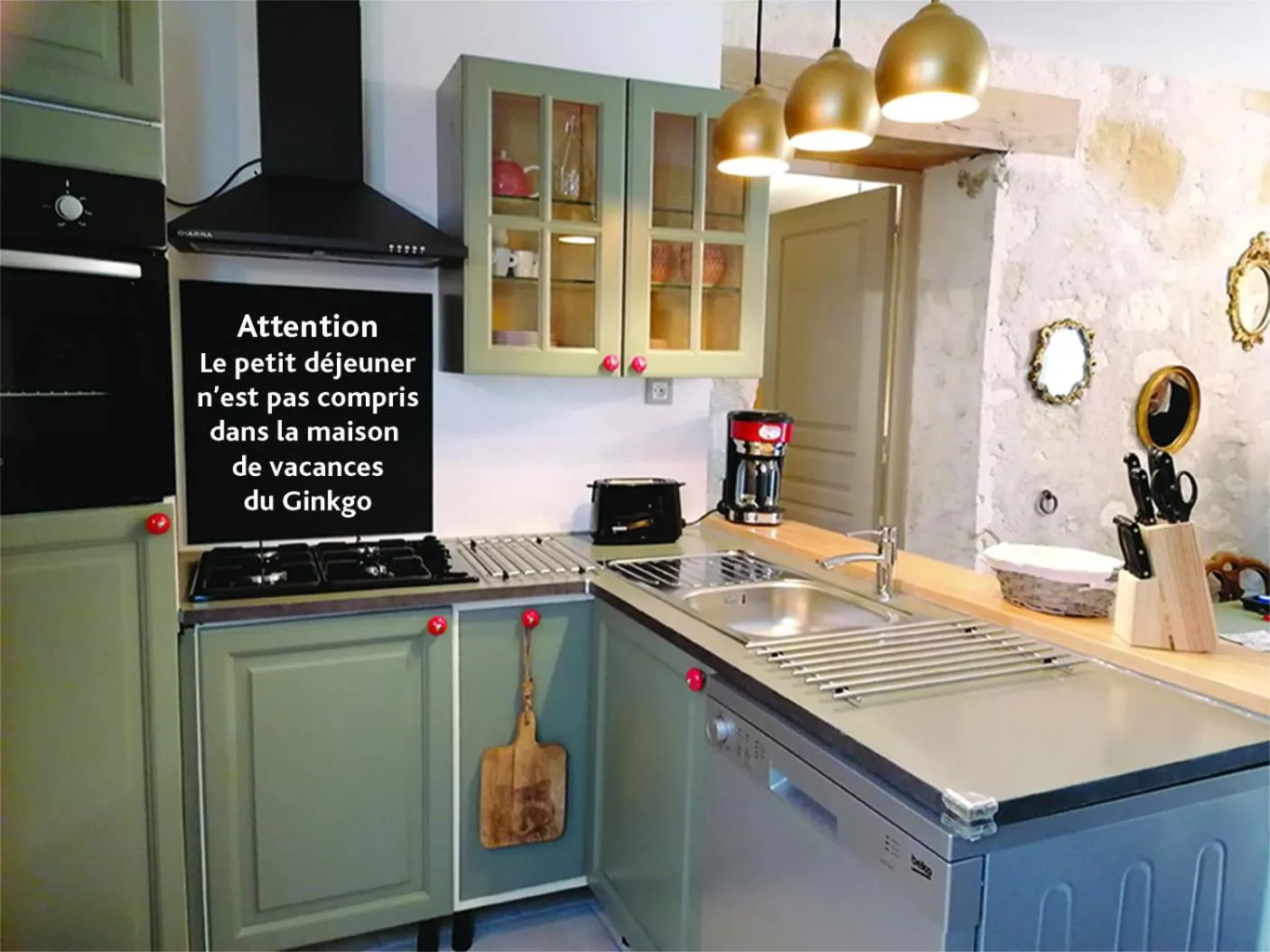 Kitchen or kitchenette in Aquarelle