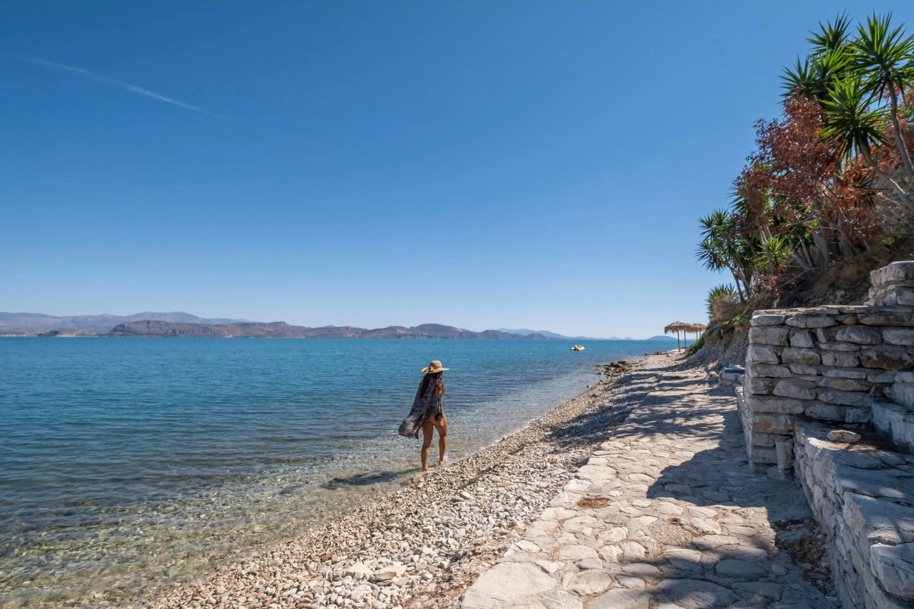Beach in Meli Apartments & Villas