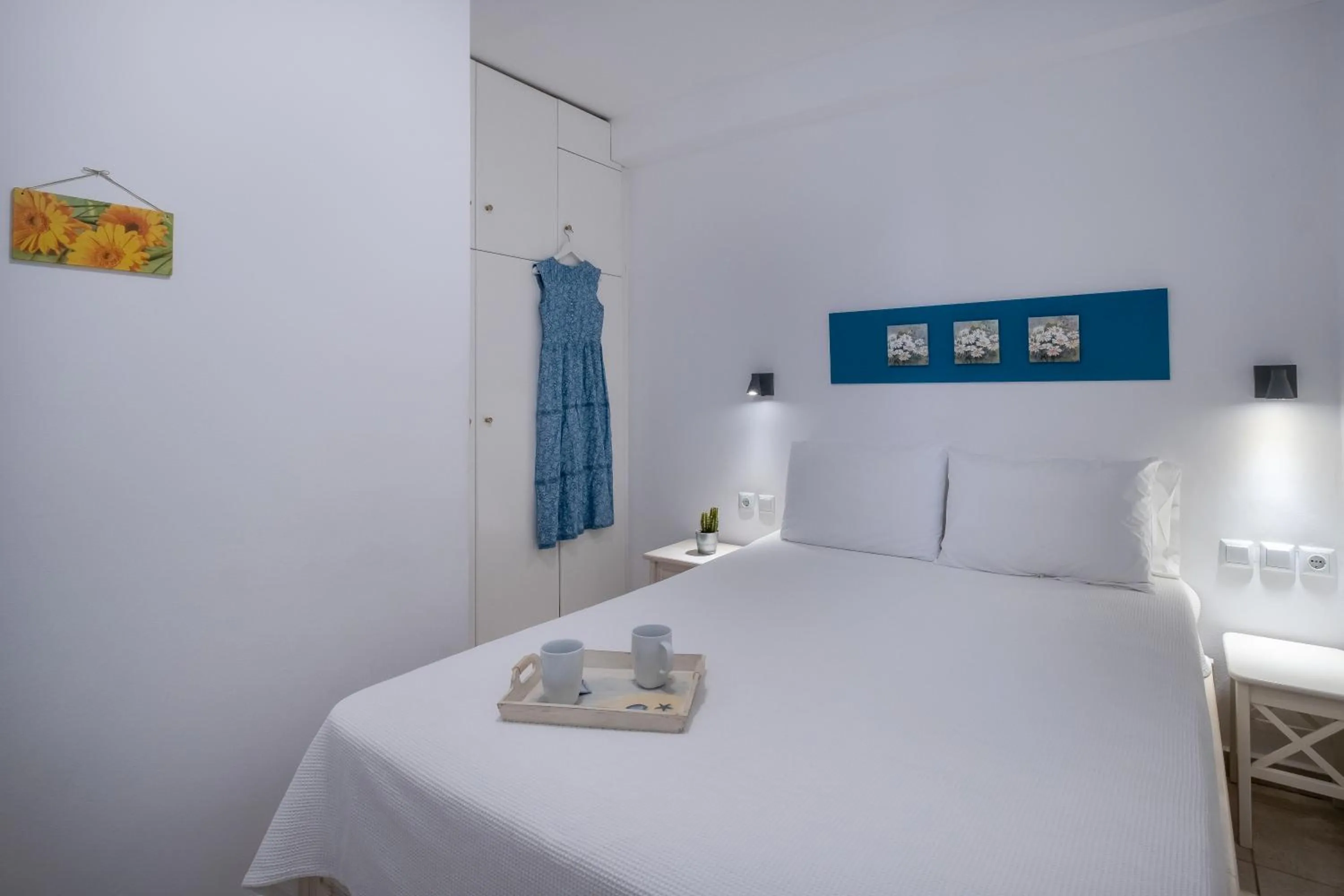 Bed in Meli Apartments & Villas