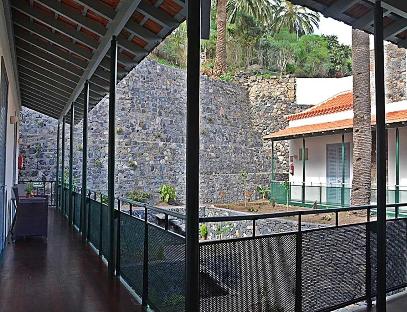 Garden view in Hotel Rural Triana