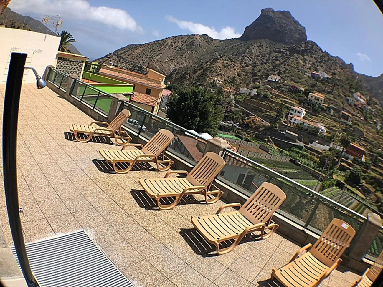 Solarium in Hotel Rural Triana