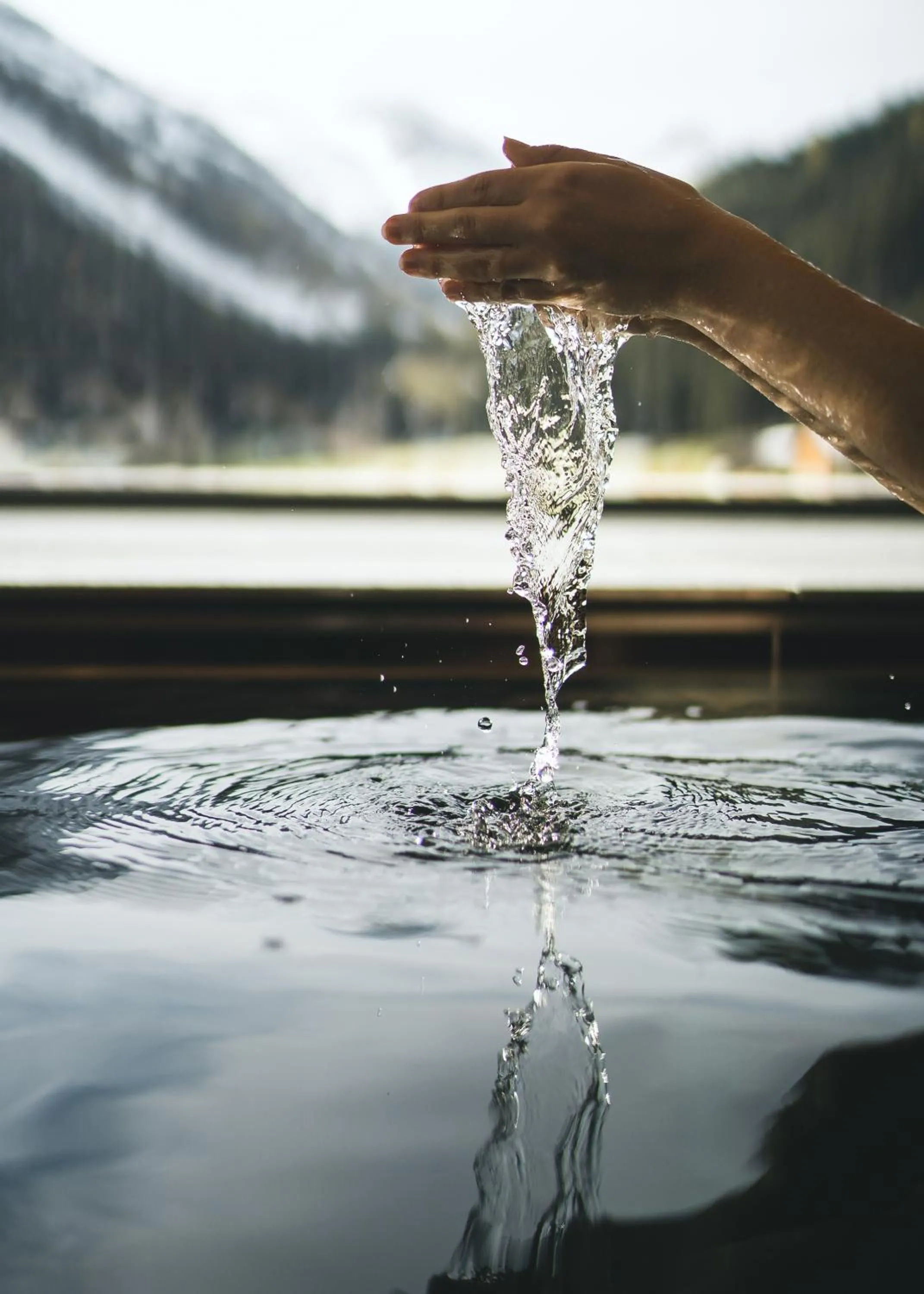 Swimming pool in Alpinhotel Berghaus spa