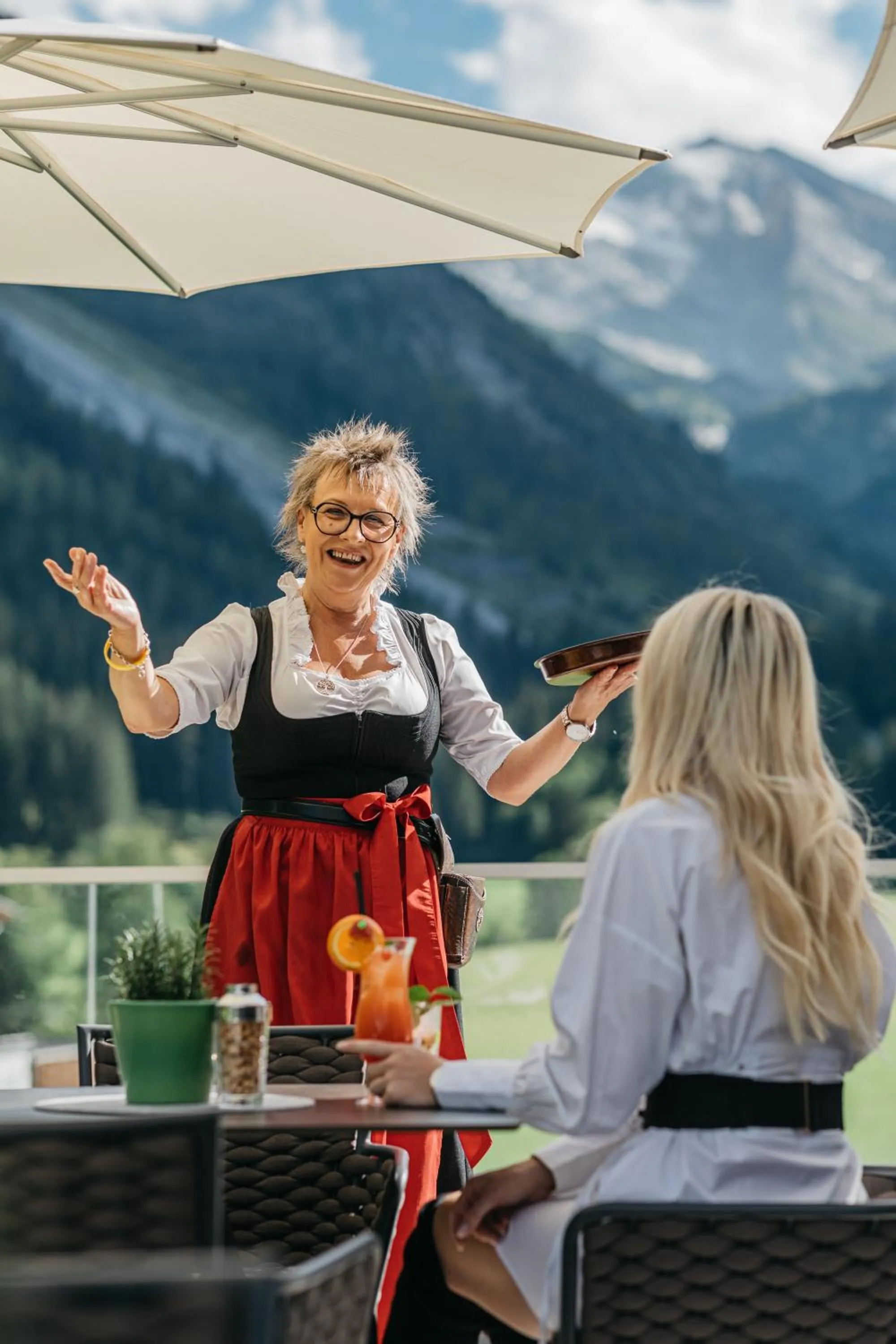 Restaurant/places to eat in Alpinhotel Berghaus spa