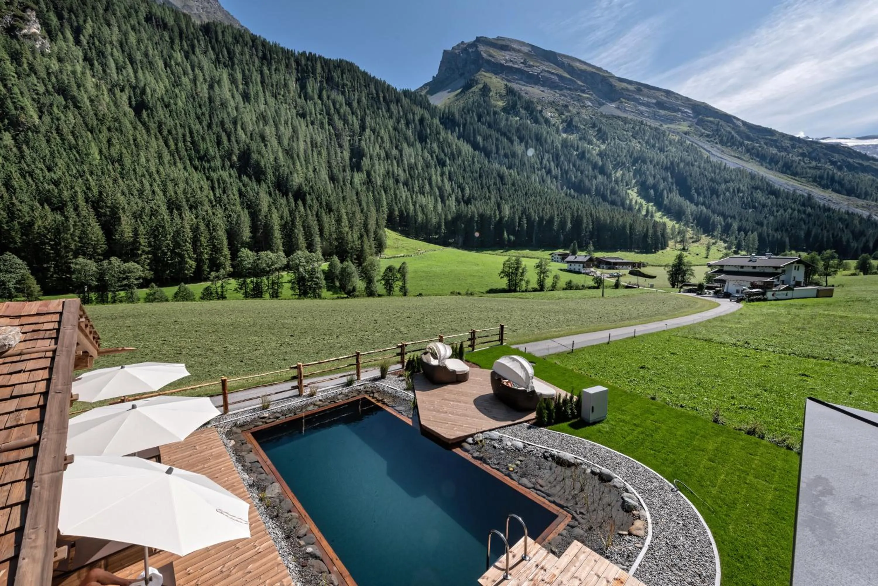 Natural landscape in Alpinhotel Berghaus spa