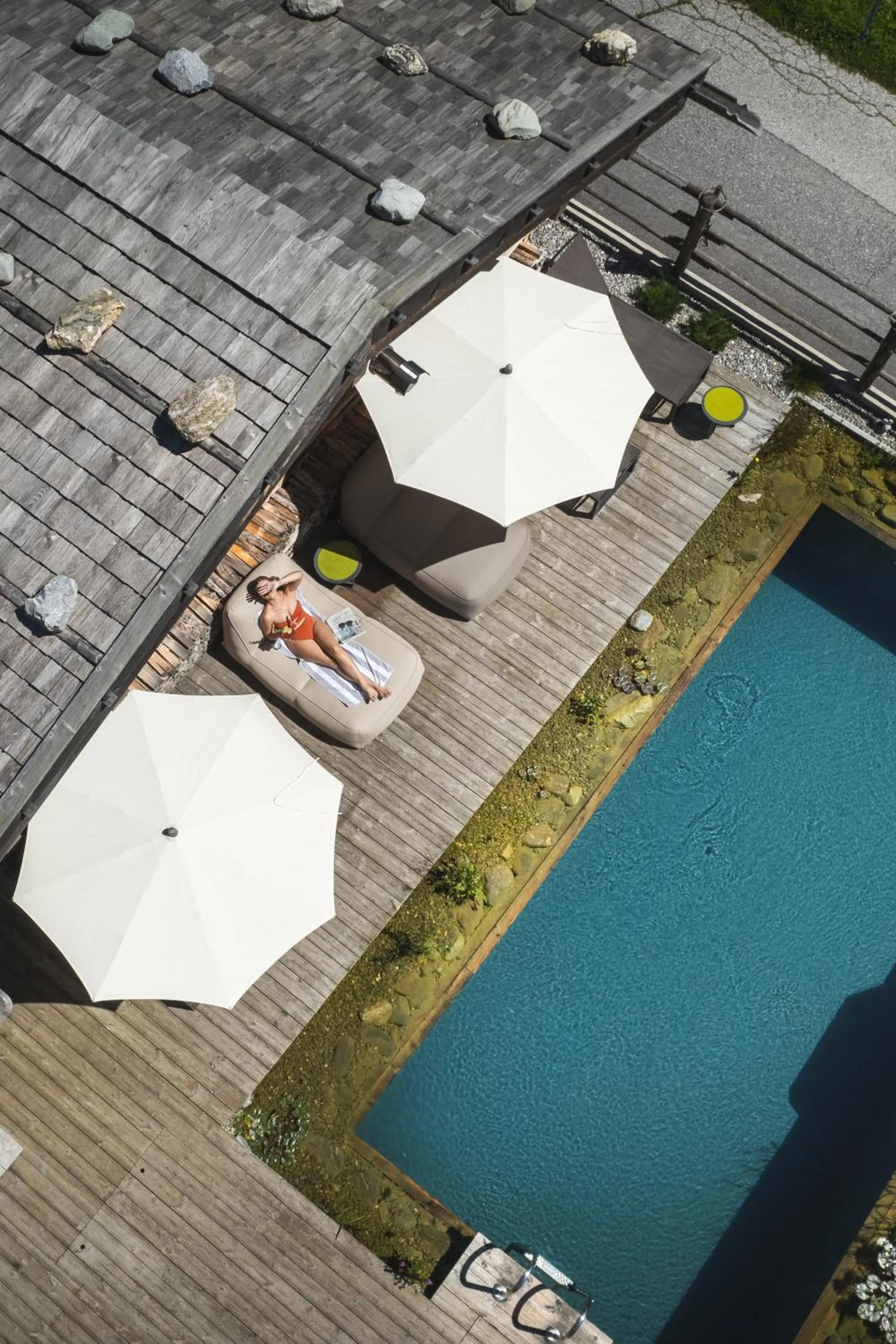 Swimming pool in Alpinhotel Berghaus spa