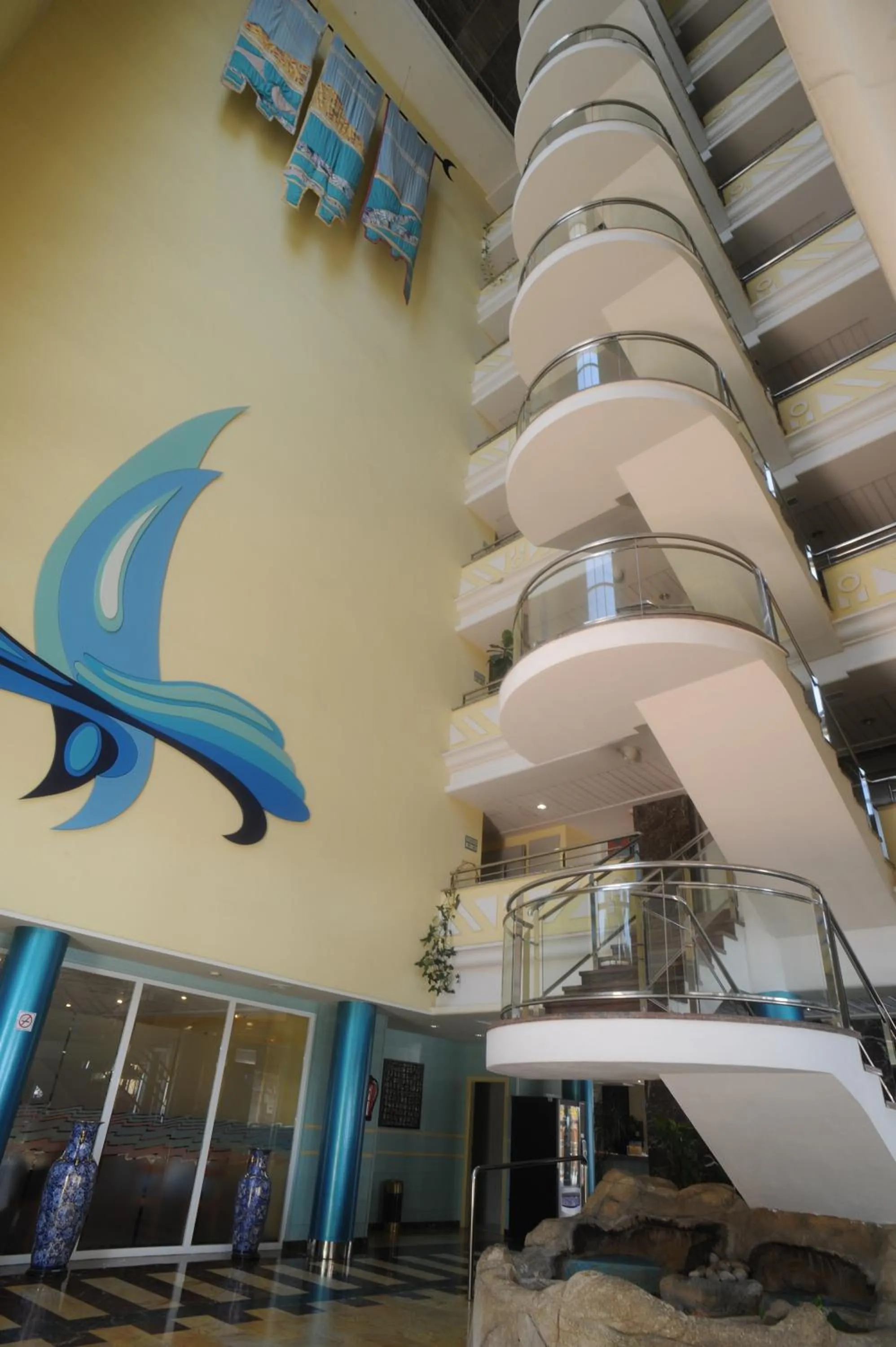 Decorative detail in Hotel Tropic