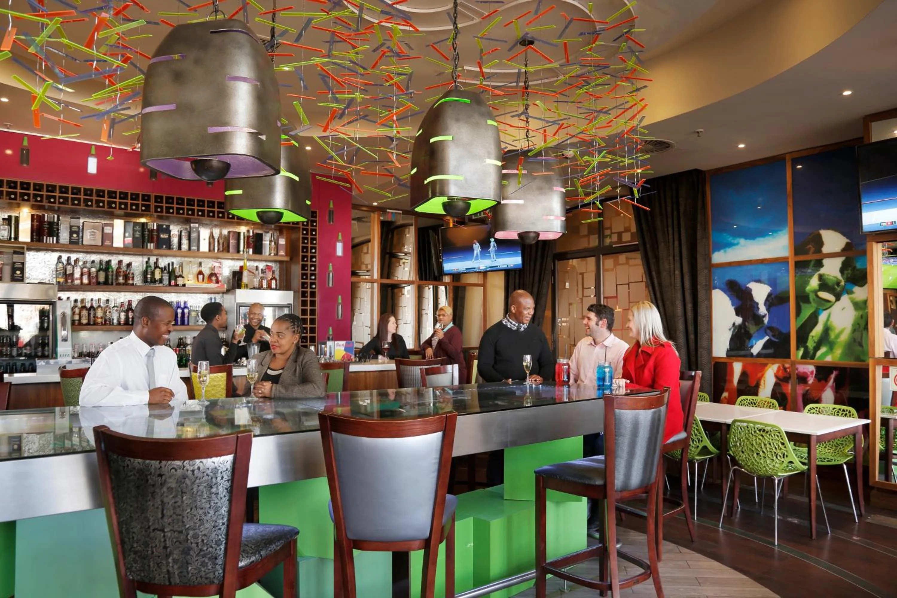 Lounge or bar in Peermont Metcourt at Rio, Klerksdorp