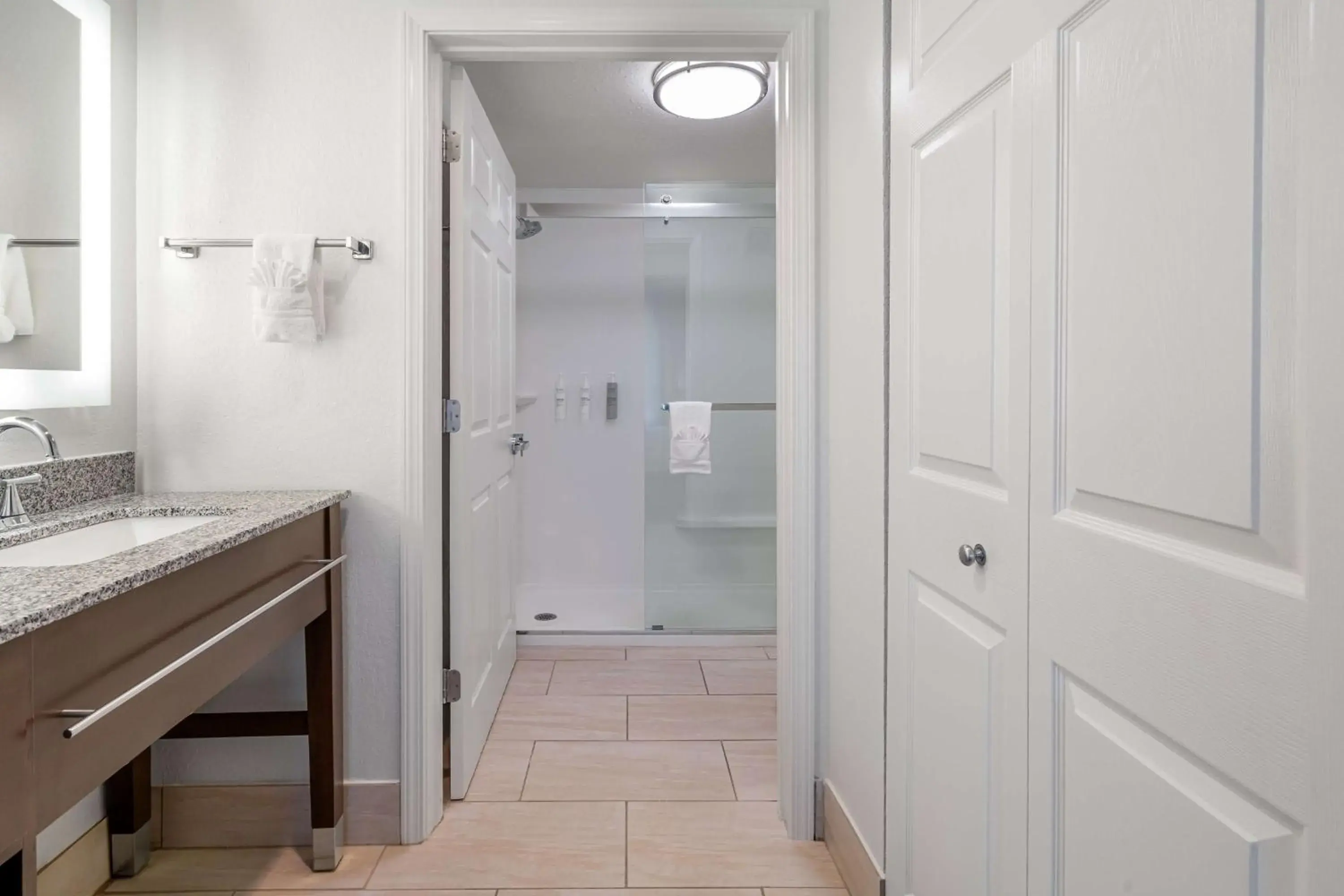 Bathroom in Homewood Suites by Hilton Eatontown Bathroom in Homewood Suites by Hilton Eatontown