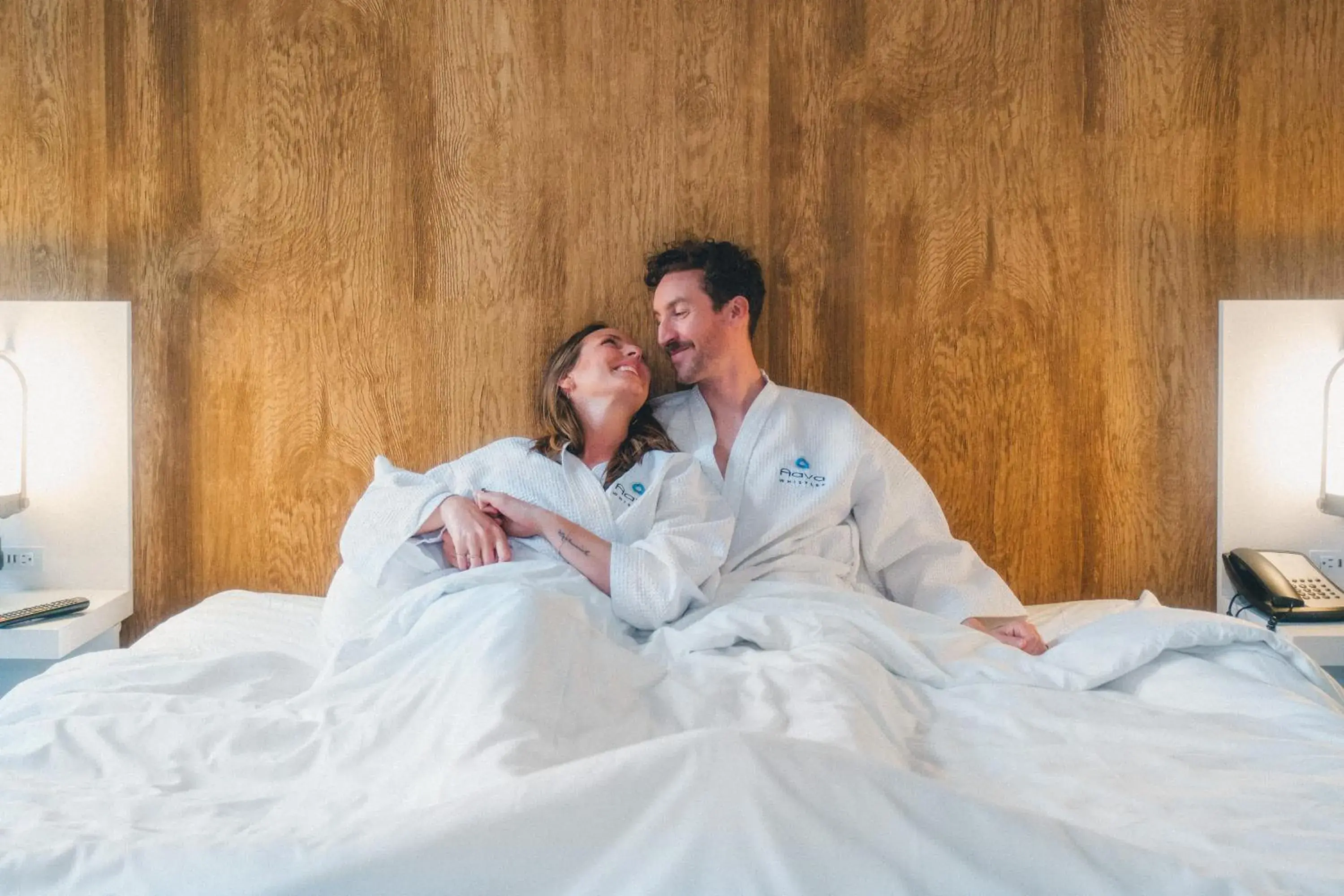 Bed in Aava Whistler Hotel Bed in Aava Whistler Hotel