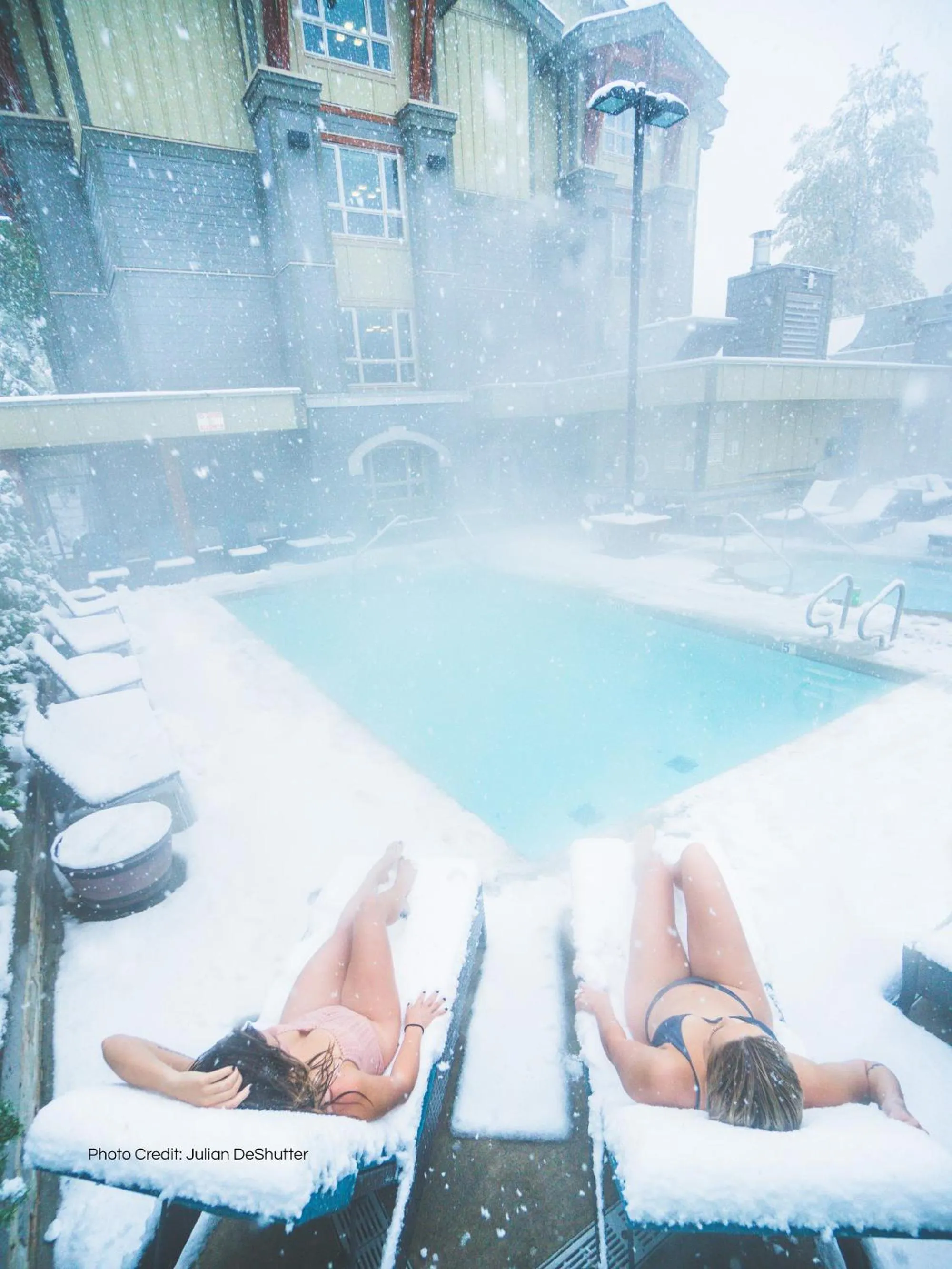 Swimming pool in Aava Whistler Hotel