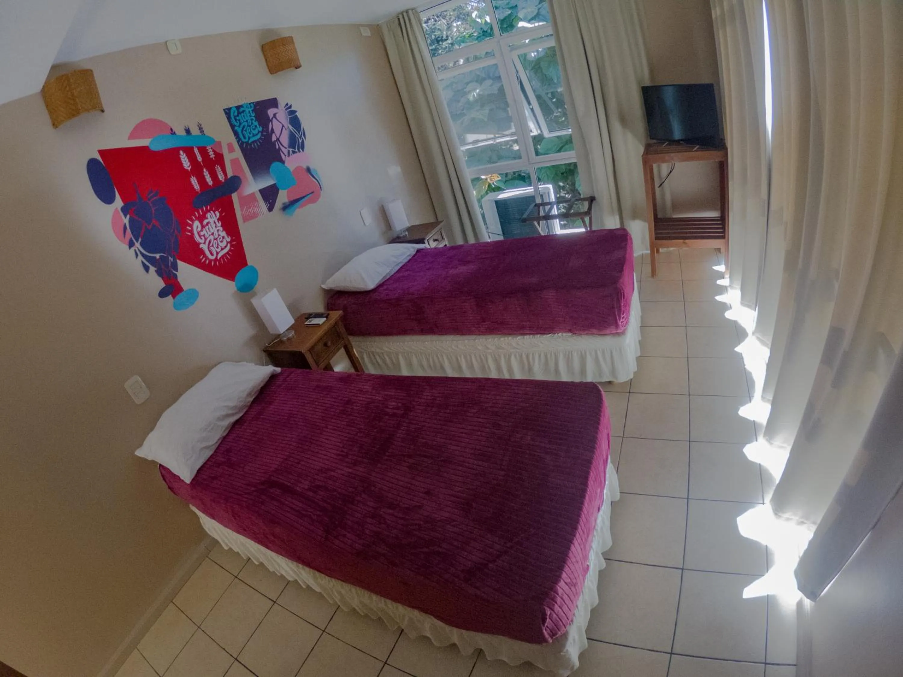 Bed in Beer Hotel Iguazú