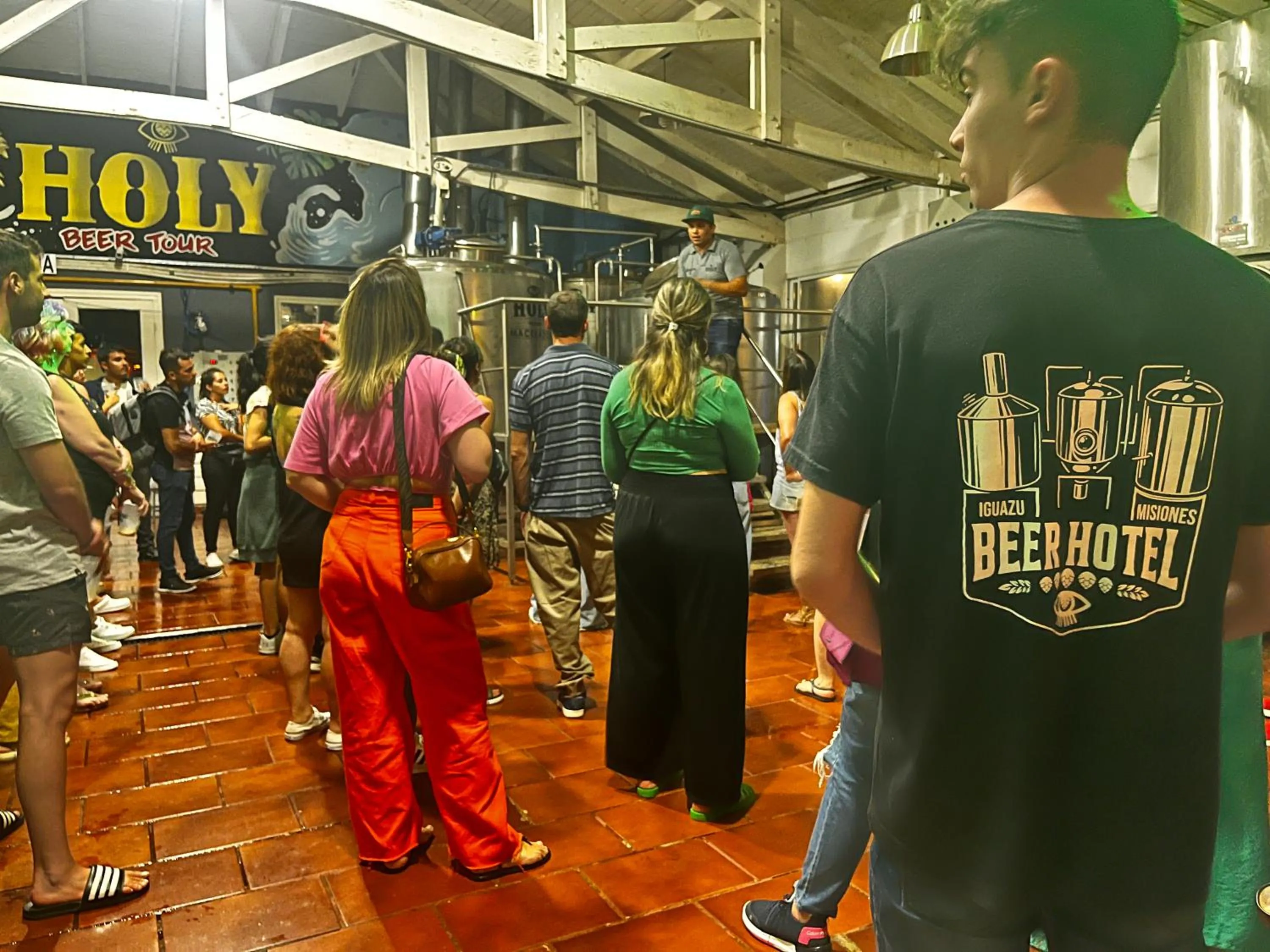 People in Beer Hotel Iguazú