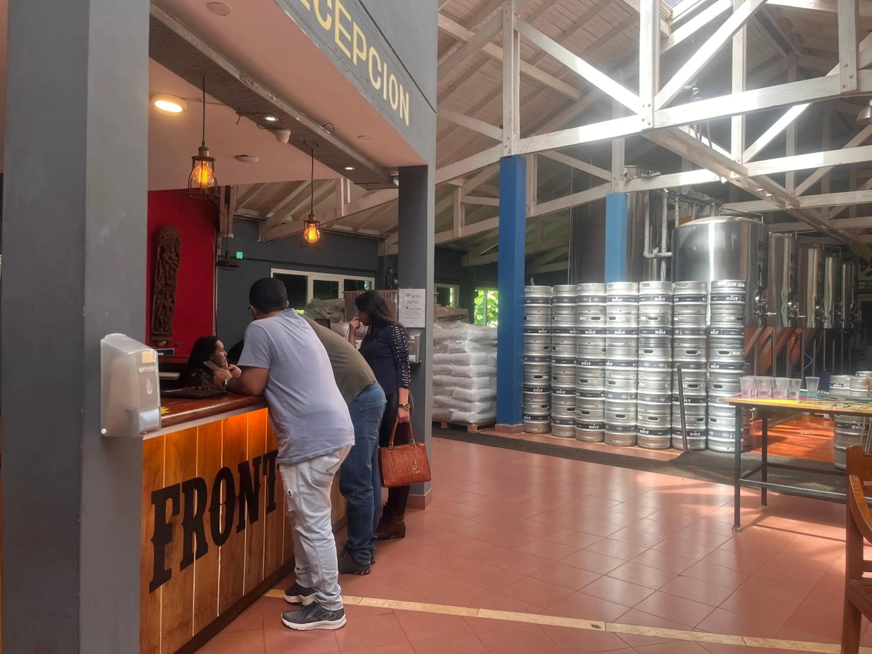 Lobby or reception in Beer Hotel Iguazú