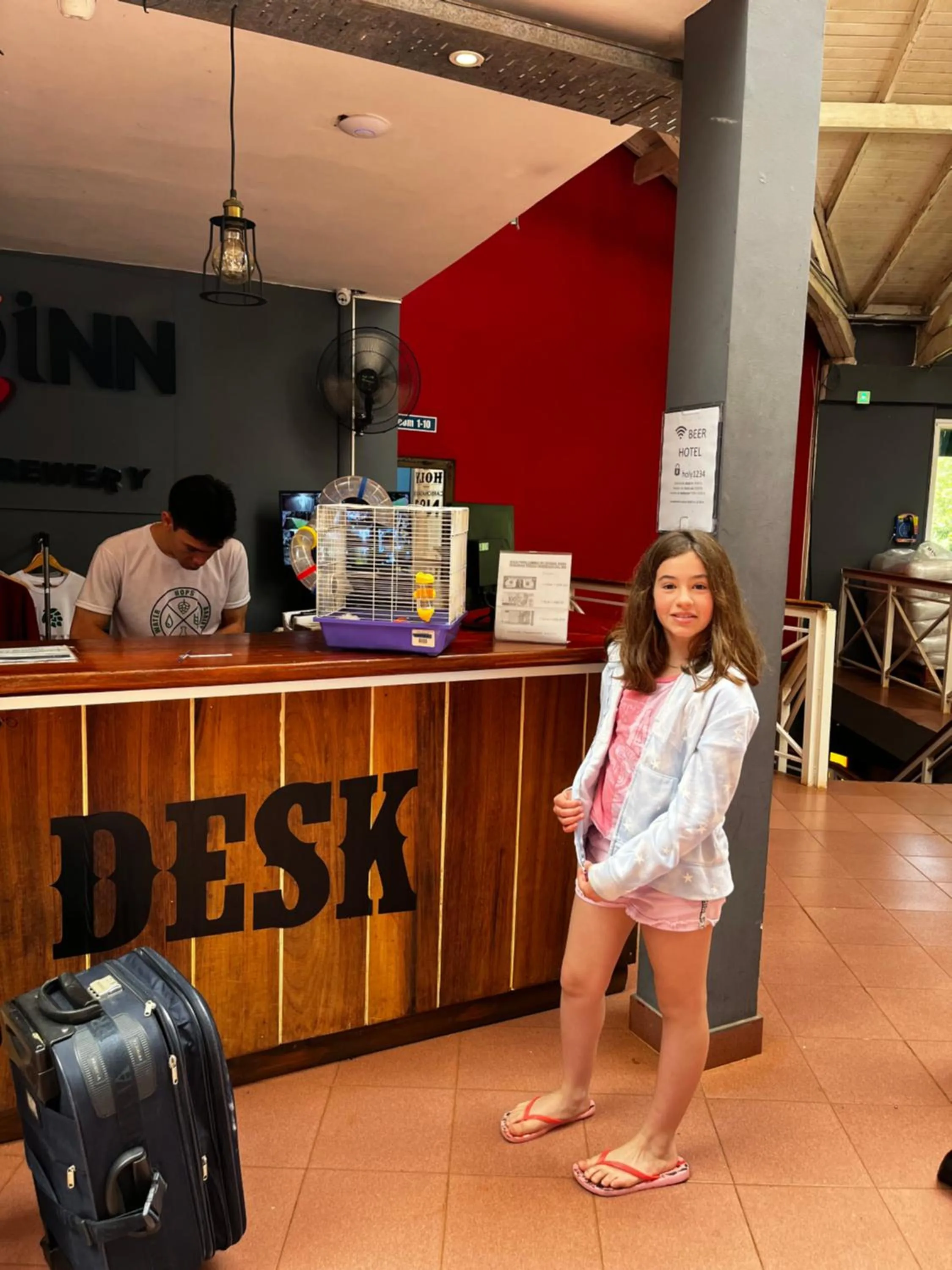 Lobby or reception in Beer Hotel Iguazú