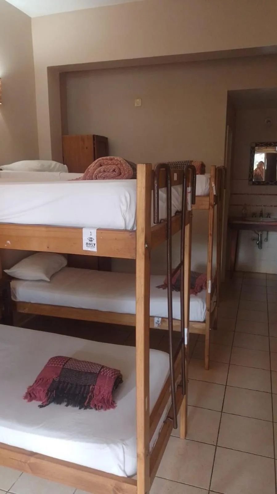 Bed in Beer Hotel Iguazú