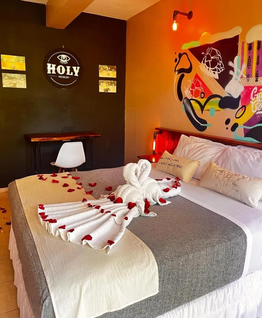 Bed in Beer Hotel Iguazú