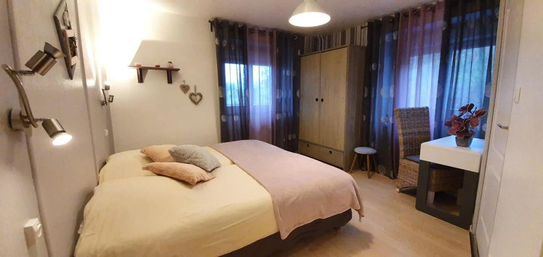 Bed in Chambre d'Hotes Le Saut de La Truite