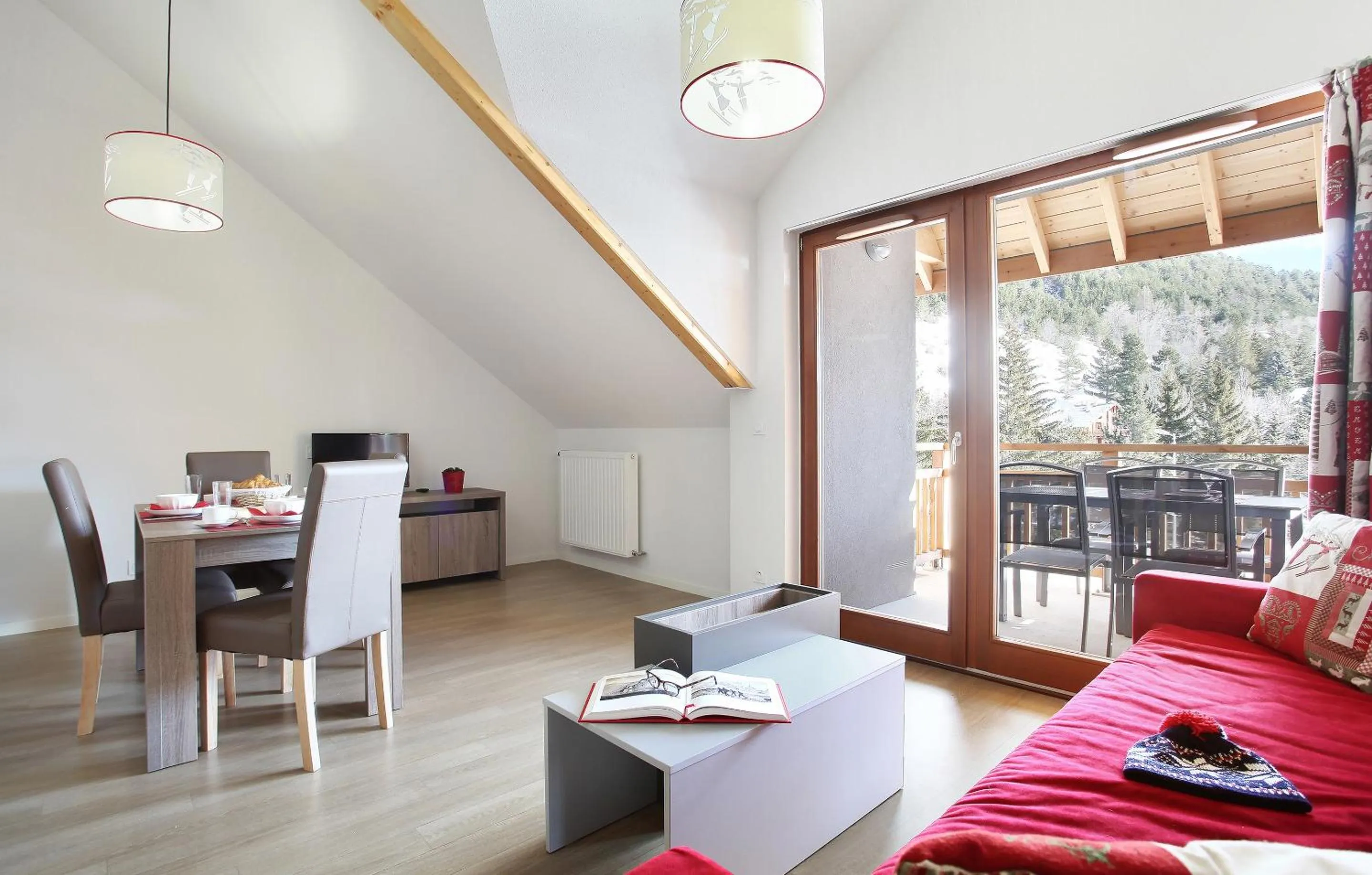 Seating area in Résidence Odalys Aquisana