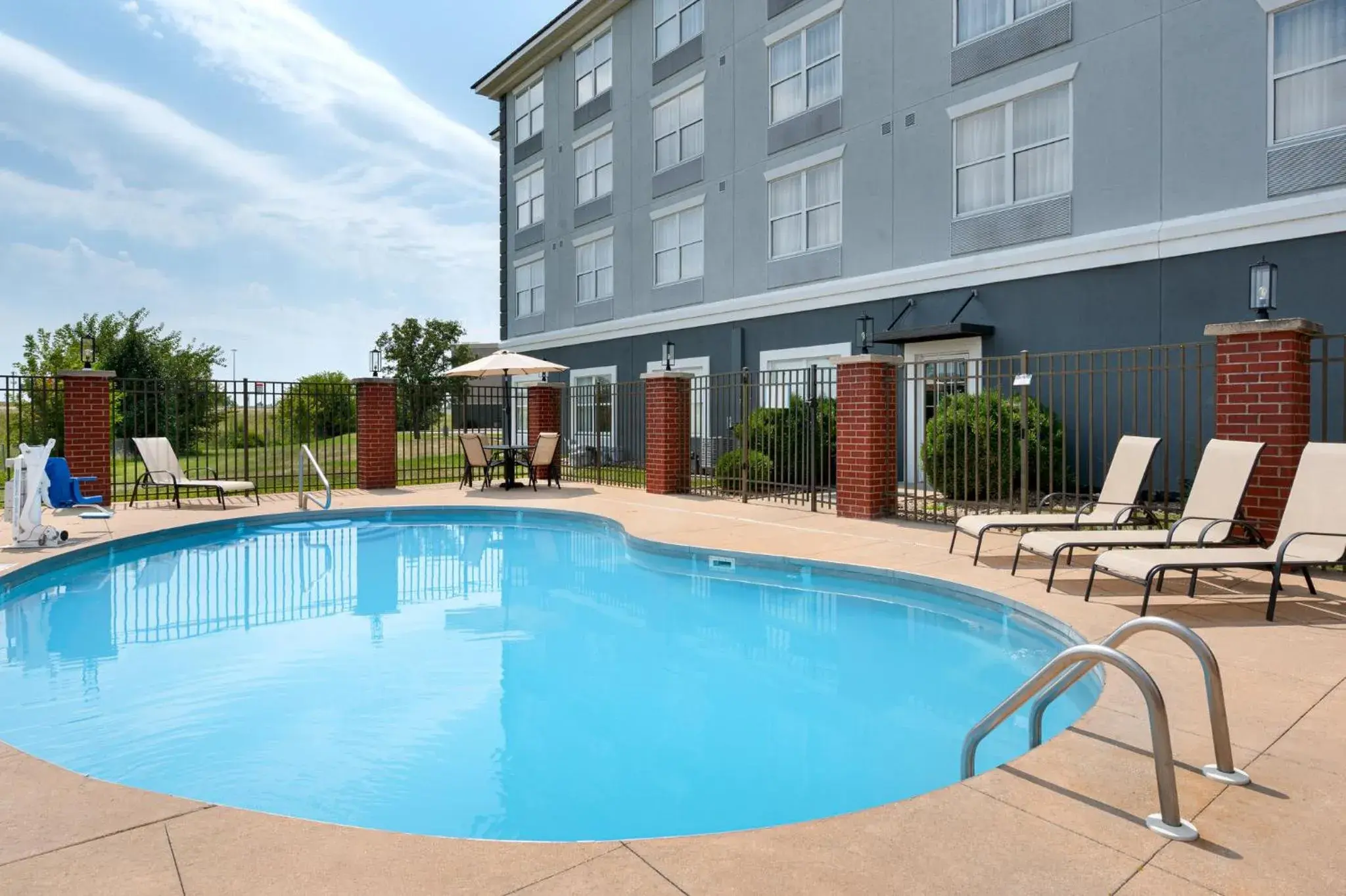 Swimming pool in Garner Hotel Evansville East by IHG Swimming pool in Garner Hotel Evansville East by IHG